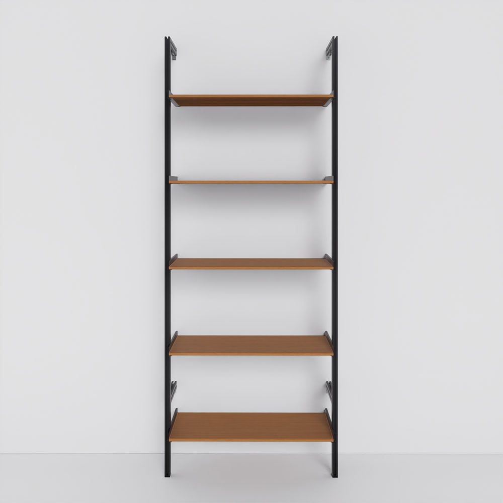 Modern Shelving ALUMPAL-1231-BW Wall-Mounted-Shelving - View #5