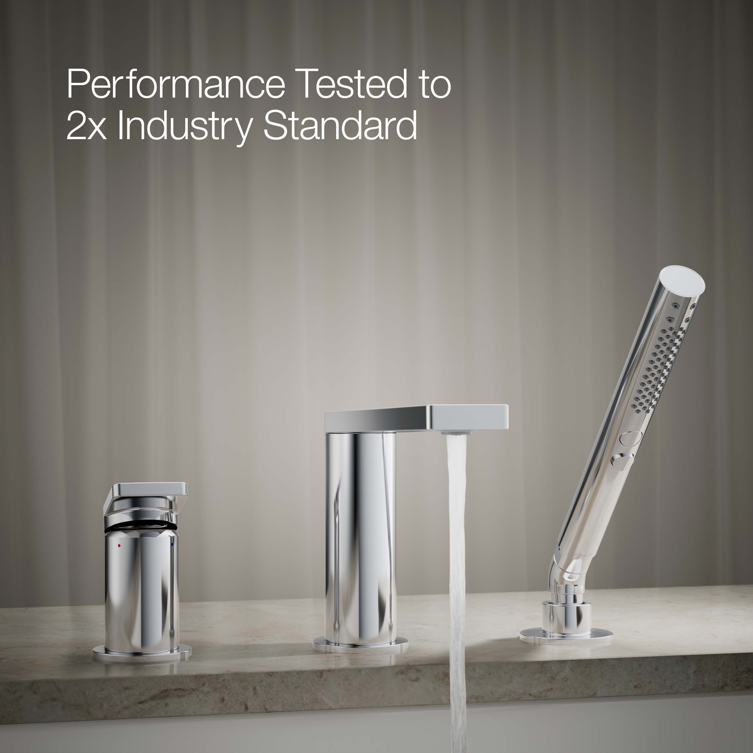 KOHLER 73078-4-CP Roman-Tub-Faucets - View #4