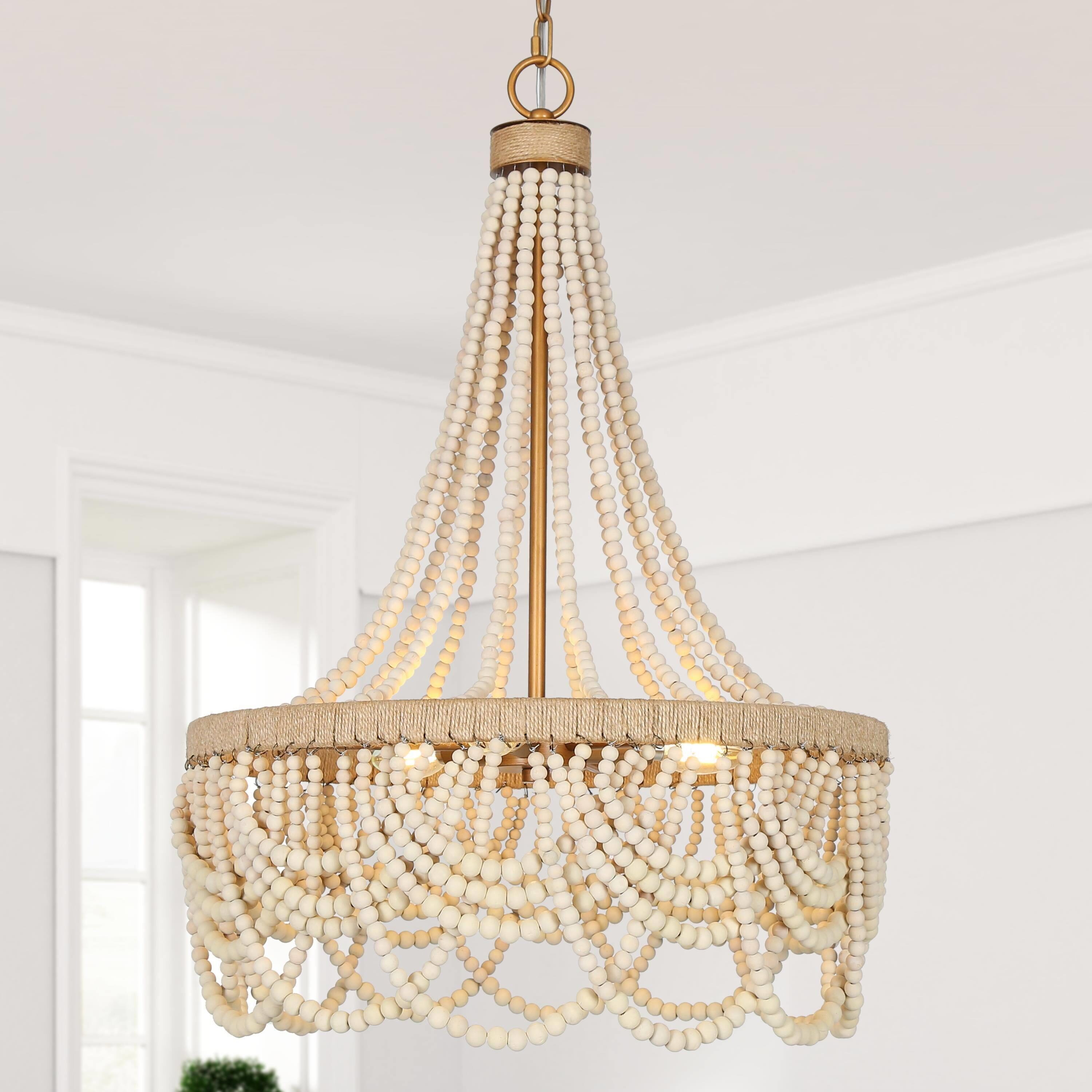 beaded chandelier lowes