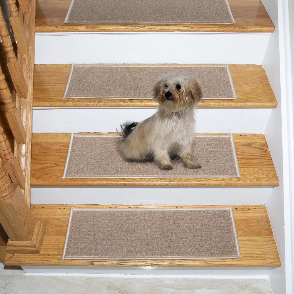 Ottomanson Escalier Beige Indoor Stair Tread Rug in the Rugs department ...