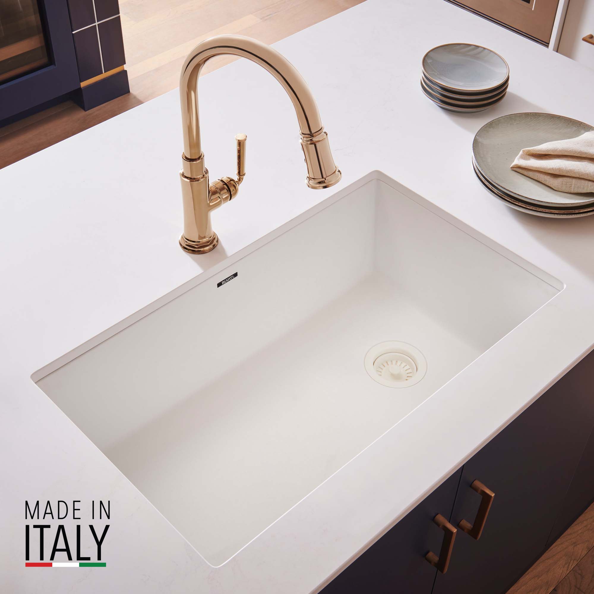 Ruvati RVG2033WH Kitchen-Sinks - View #4