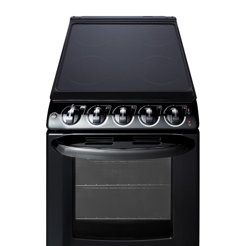 Summit® 20 White Free Standing Electric Range, Fred's Appliance