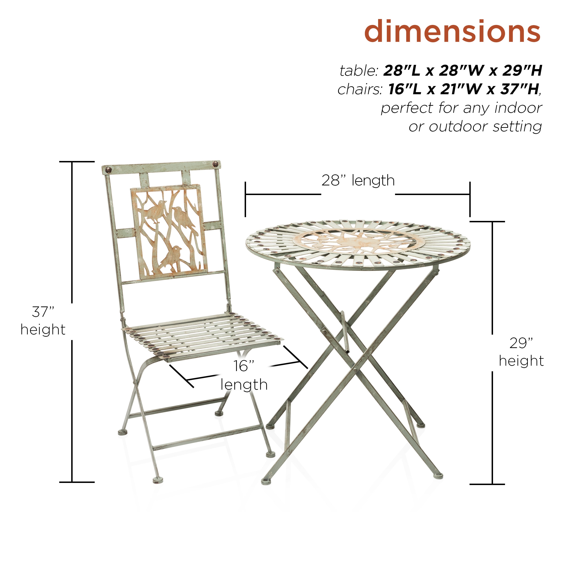 Alpine Corporation MOD102A Patio-Dining-Sets - View #8