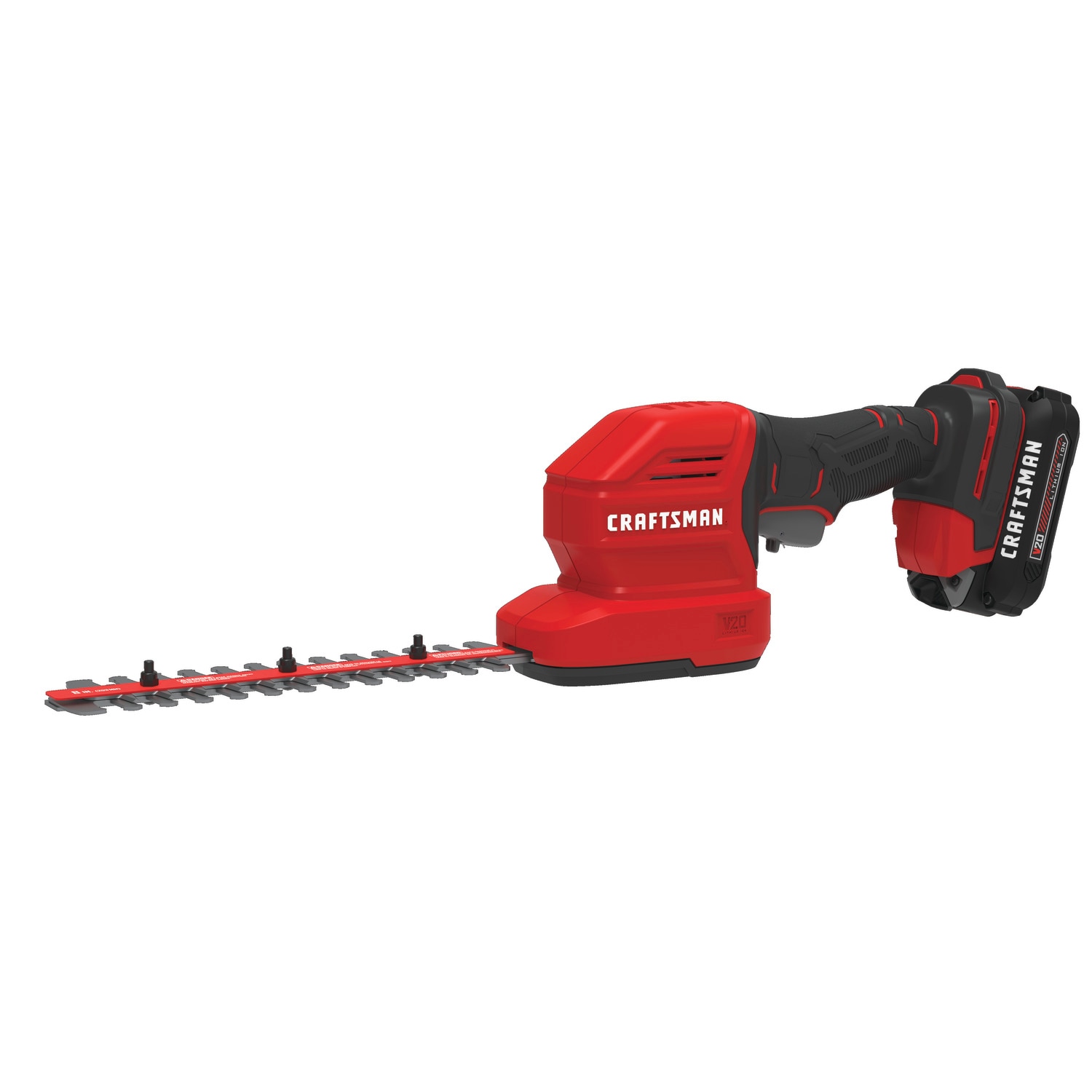 CRAFTSMAN V20 20-volt Max 8-in Battery Hedge Trimmer 1.5 Ah (Battery ...