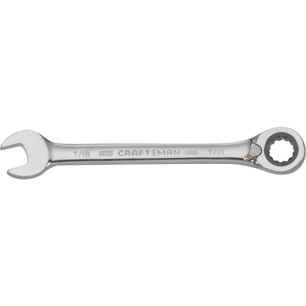 CRAFTSMAN 7/16-in Standard (SAE) Ratchet Wrench #CMMT42414