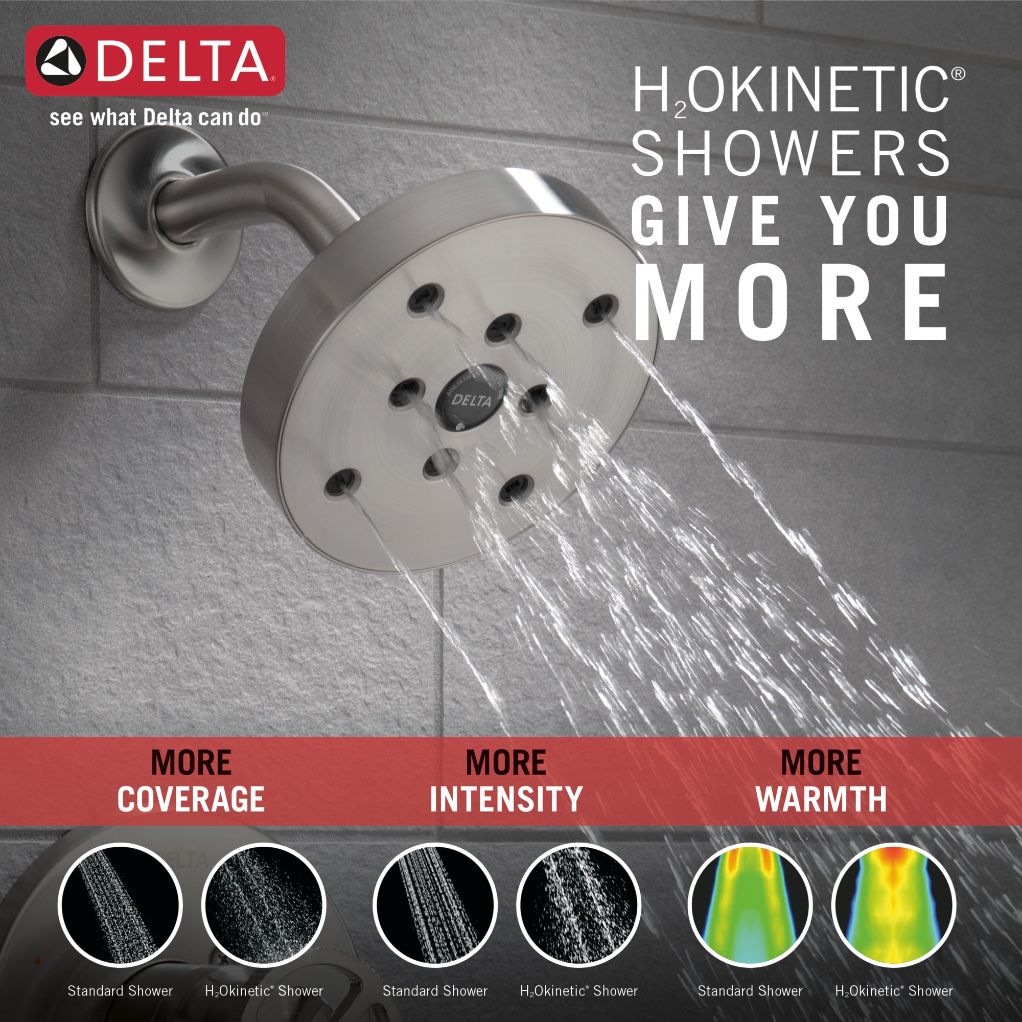 Delta T14458-SS Tub-Shower-Faucets - View #5