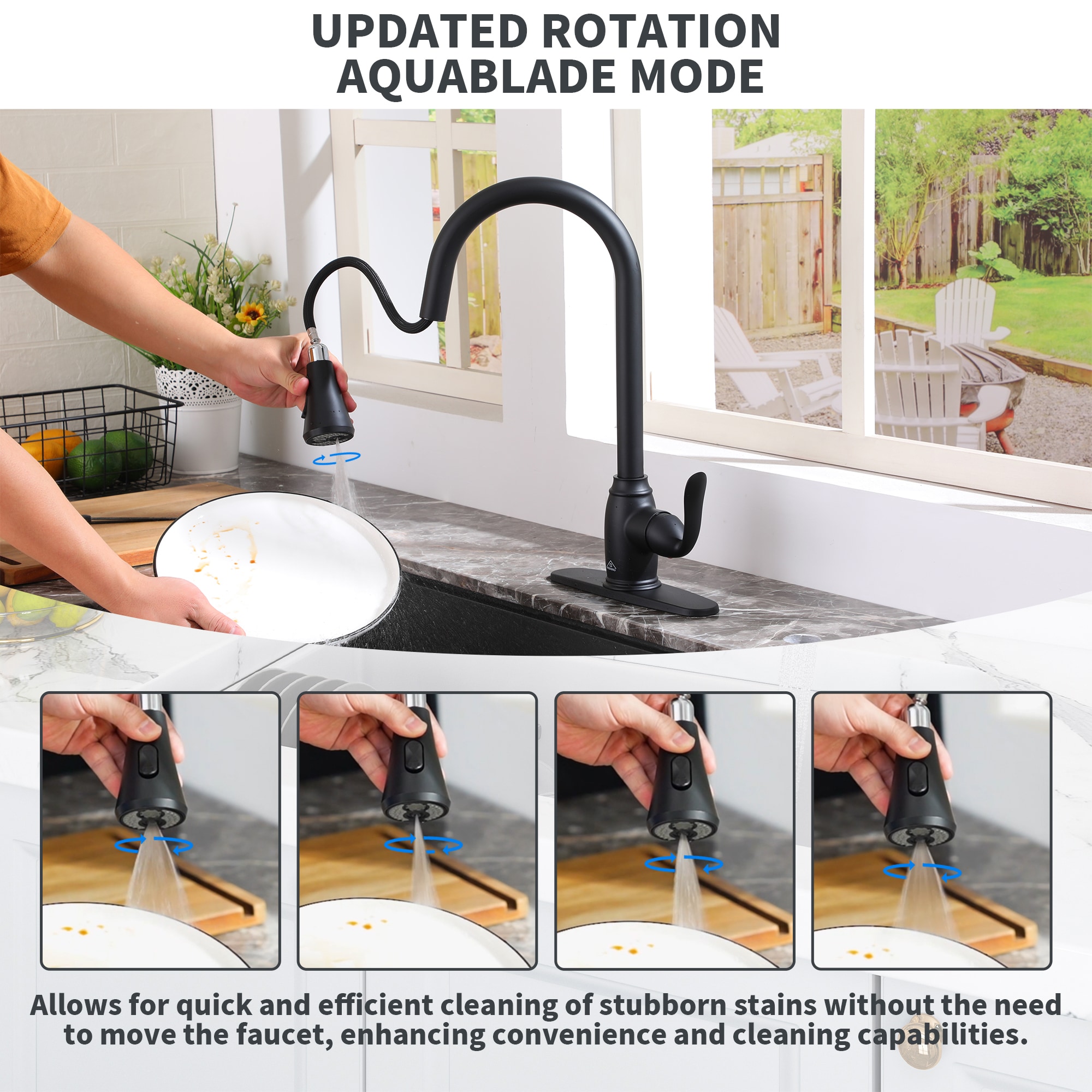 CASAINC CA-D0674-BN Kitchen-Faucets - View #5