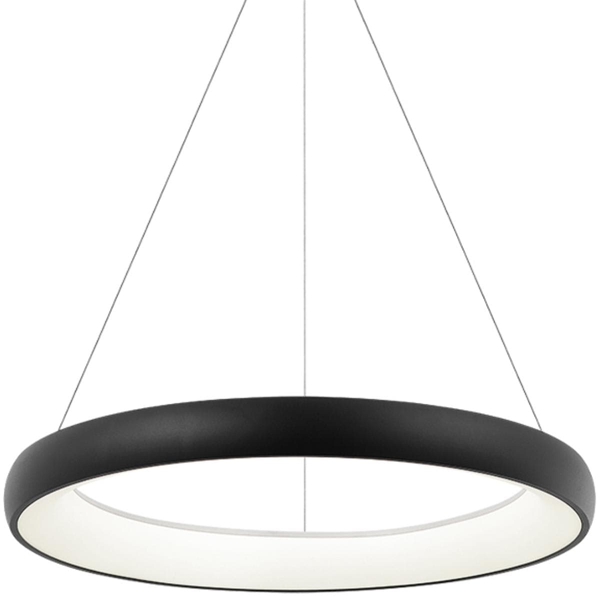 Matteo 2607221 Lighting C32732MB Maverick LED 32 inch Matte Black Pendant Ceiling Light