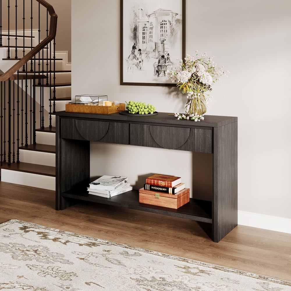 Coolbibila ARIA-CONSOLE-BLACK Console-Sofa-Tables - View #6