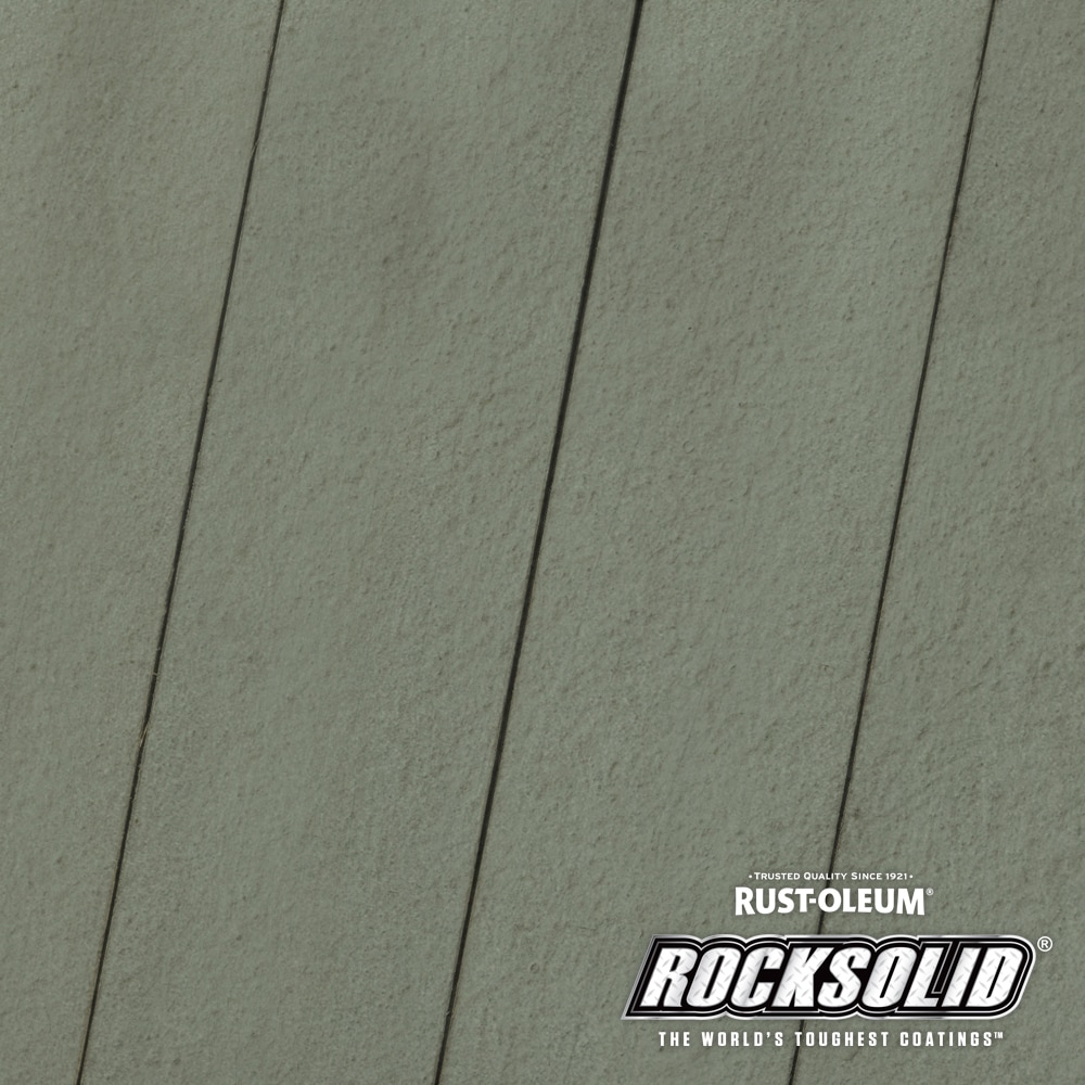 Rust-Oleum RockSolid 20X Deck Resurfacer Pre-tinted Bedrock Solid ...