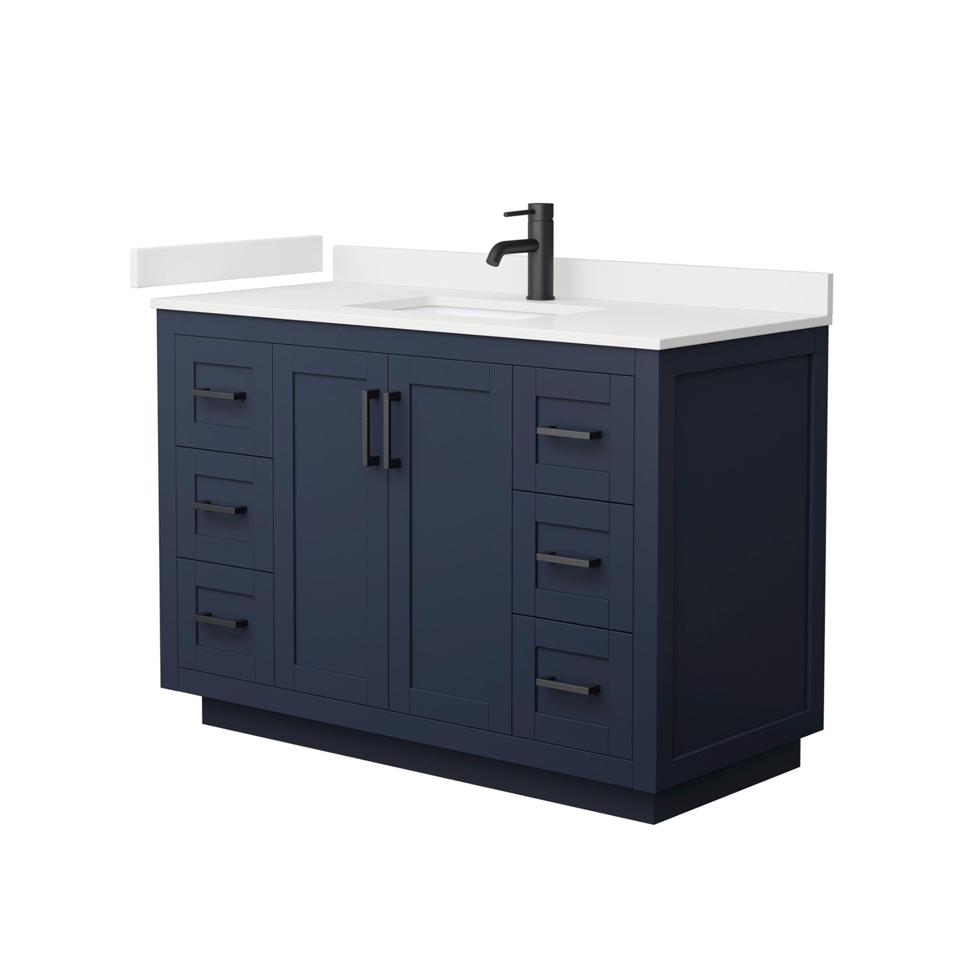 Wyndham Collection WCF292948SBBWQUNSMXX Bath-Vanity-Combo - View #2