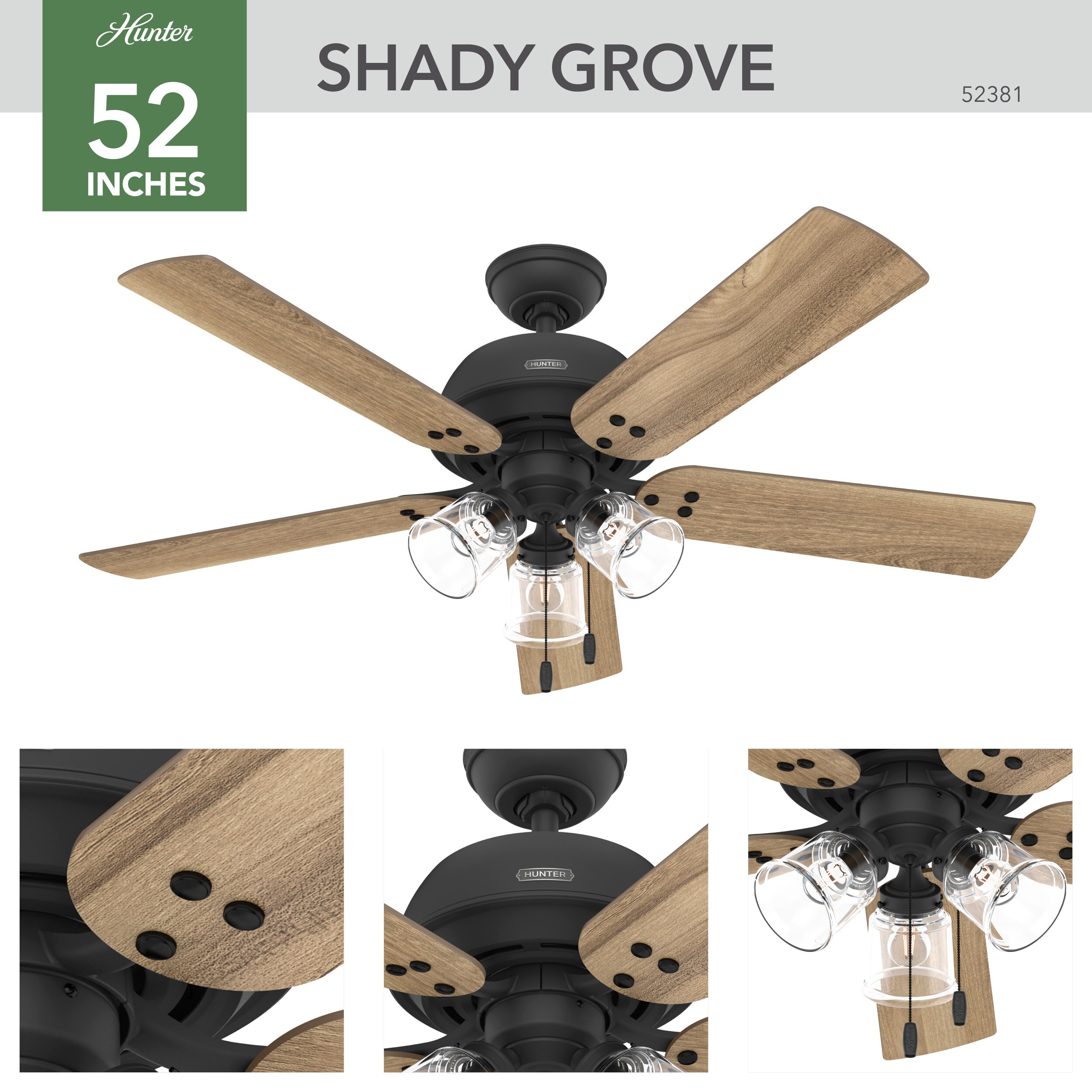 Hunter 52381 Ceiling-Fans - View #2