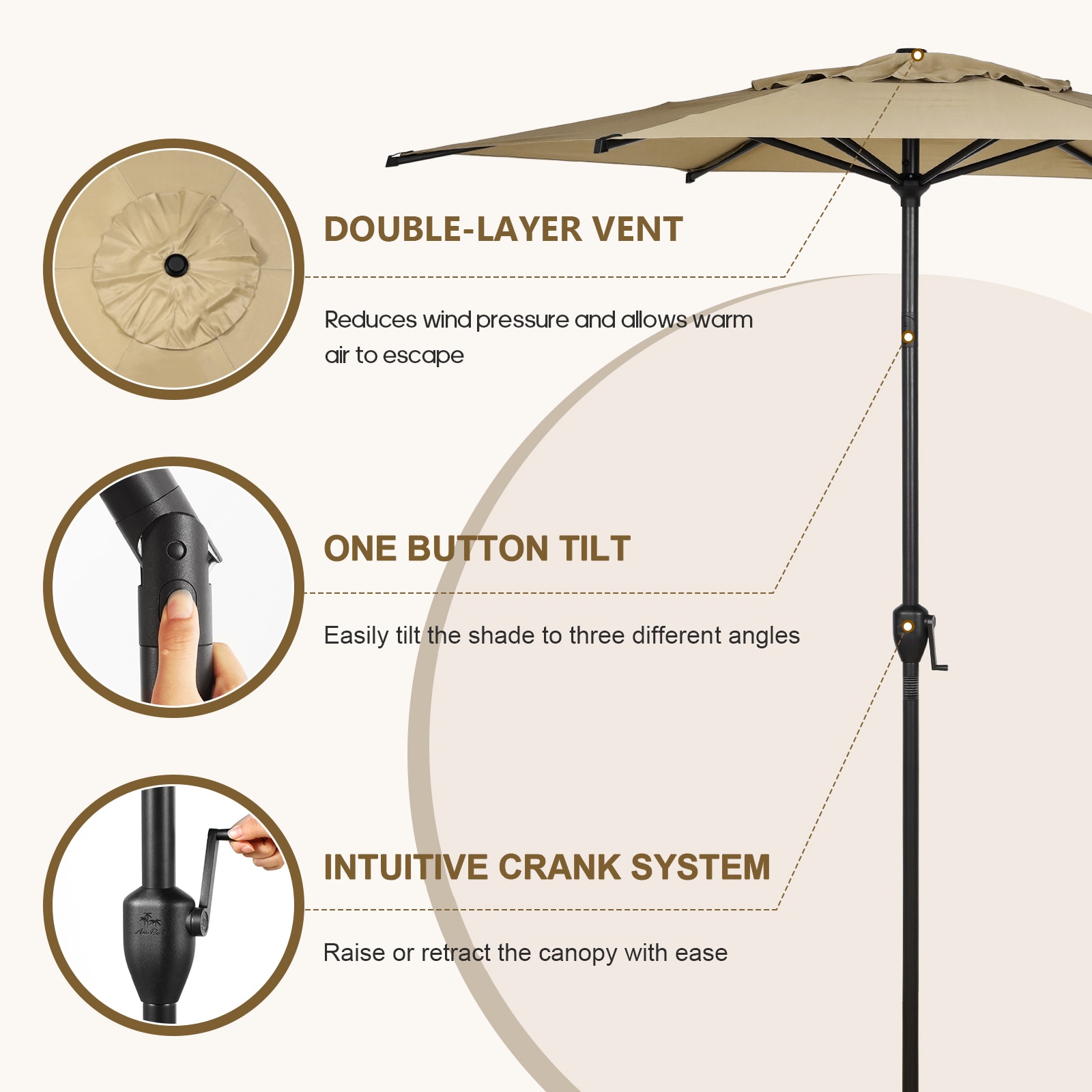 Abba Patio USABPU0100136 Umbrellas-2 - View #2