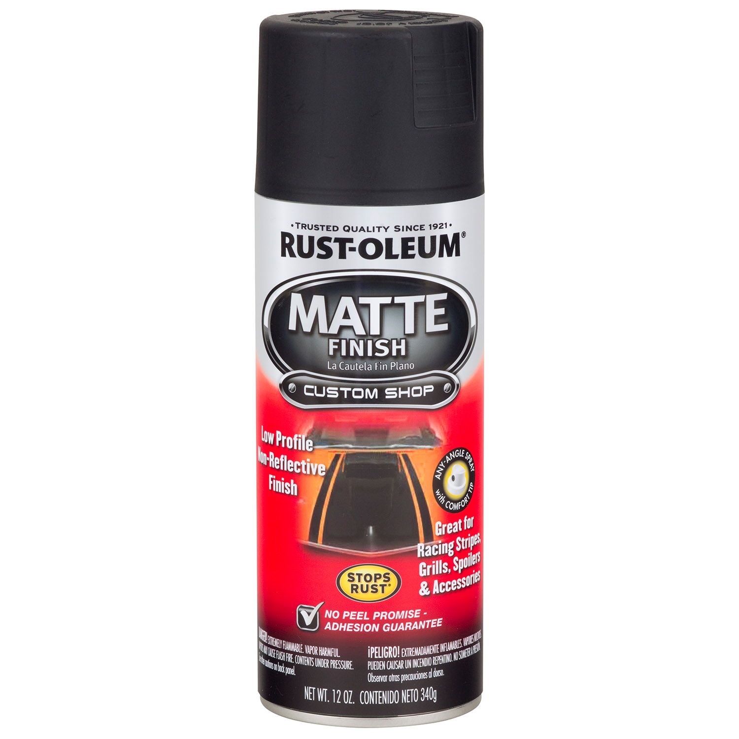 Rust-Oleum 248928 11 oz. High Performance Matte Black Wheel Spray Paint