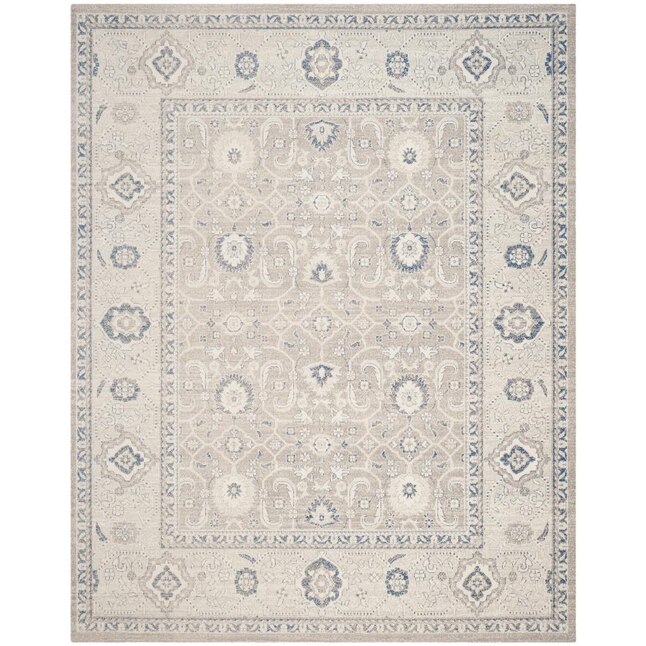 Safavieh Patina Mimue 7 x 7 Taupe/Ivory Round Indoor Abstract Vintage Area Rug Safavieh Patina Mimue 7 x 7 Taupe/Ivory Round Indoor Abstract Vintage Area Rug