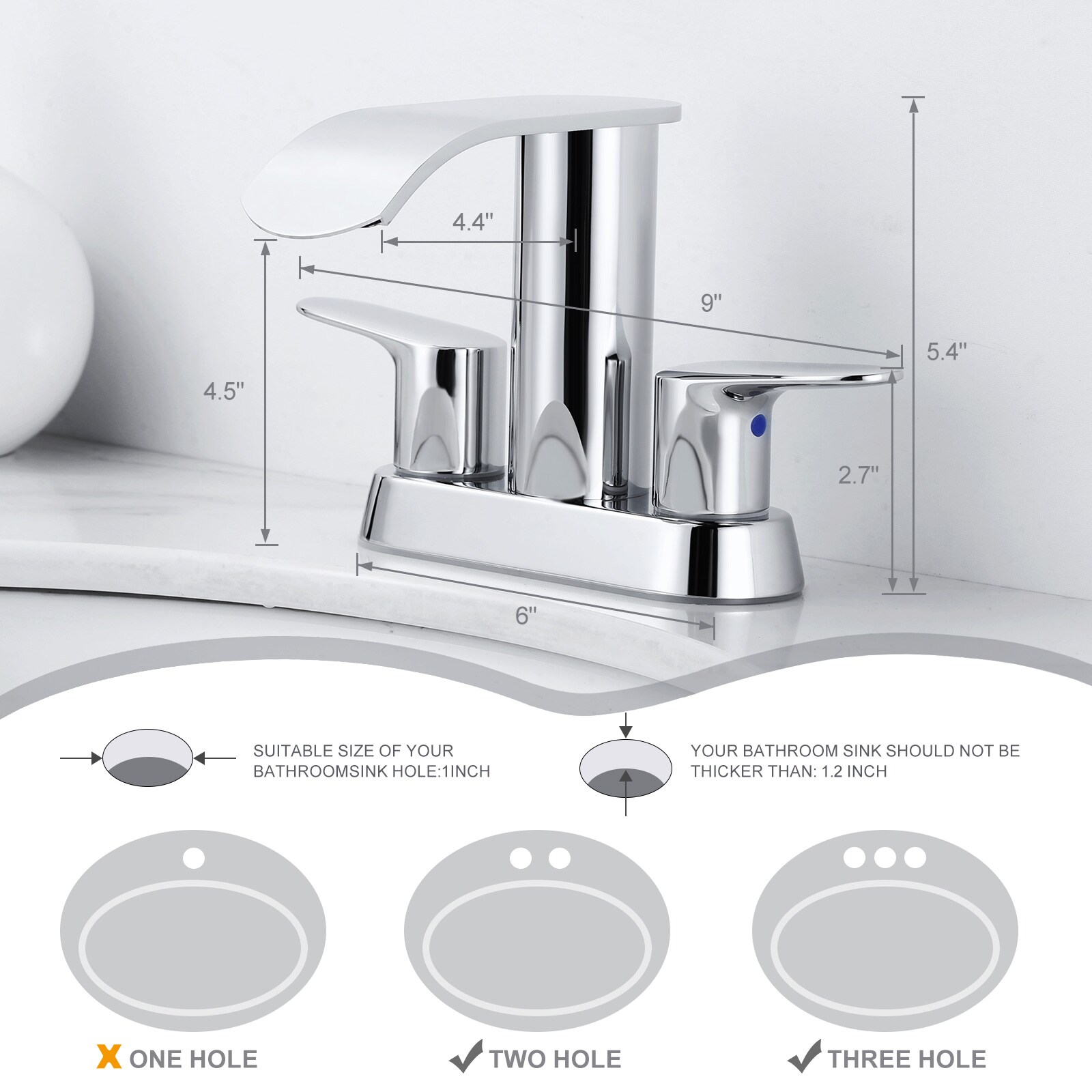 WOWOW 2326900C Lavatory-Faucets - View #6