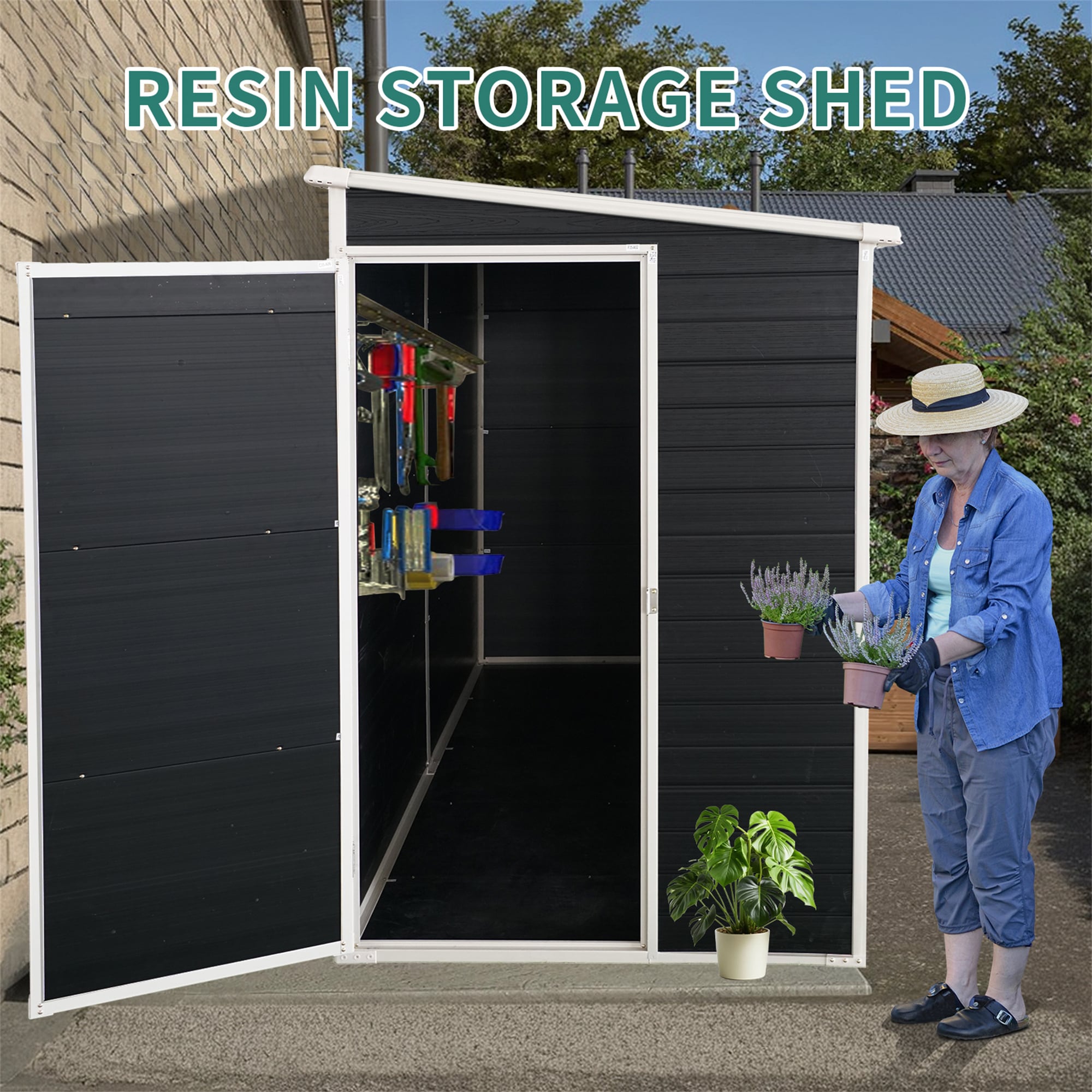 BABOOM BOM-250003-OR Vinyl-Resin-Storage-Buildings - View #7