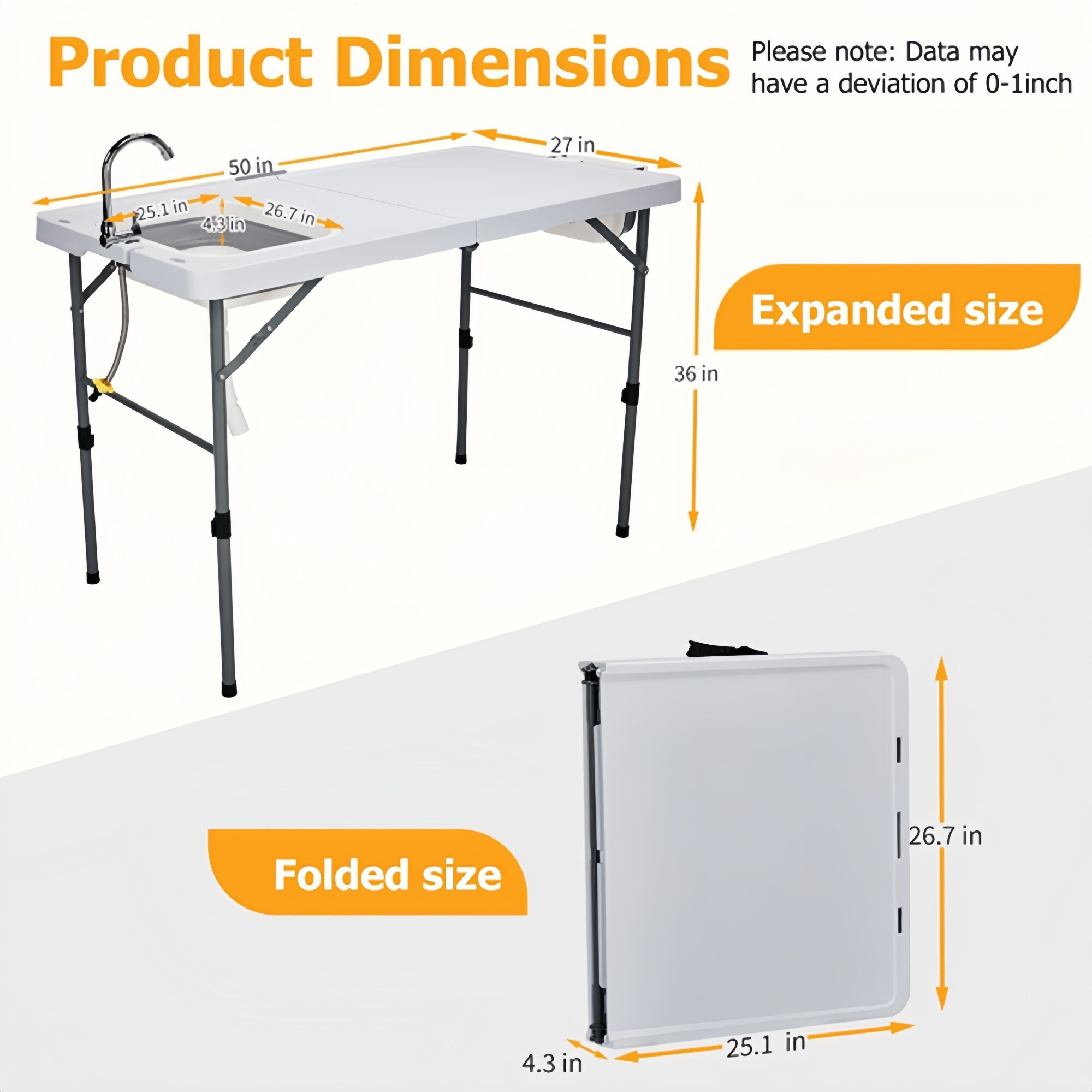 Numhew NHBEN31474 Folding-Tables - View #3