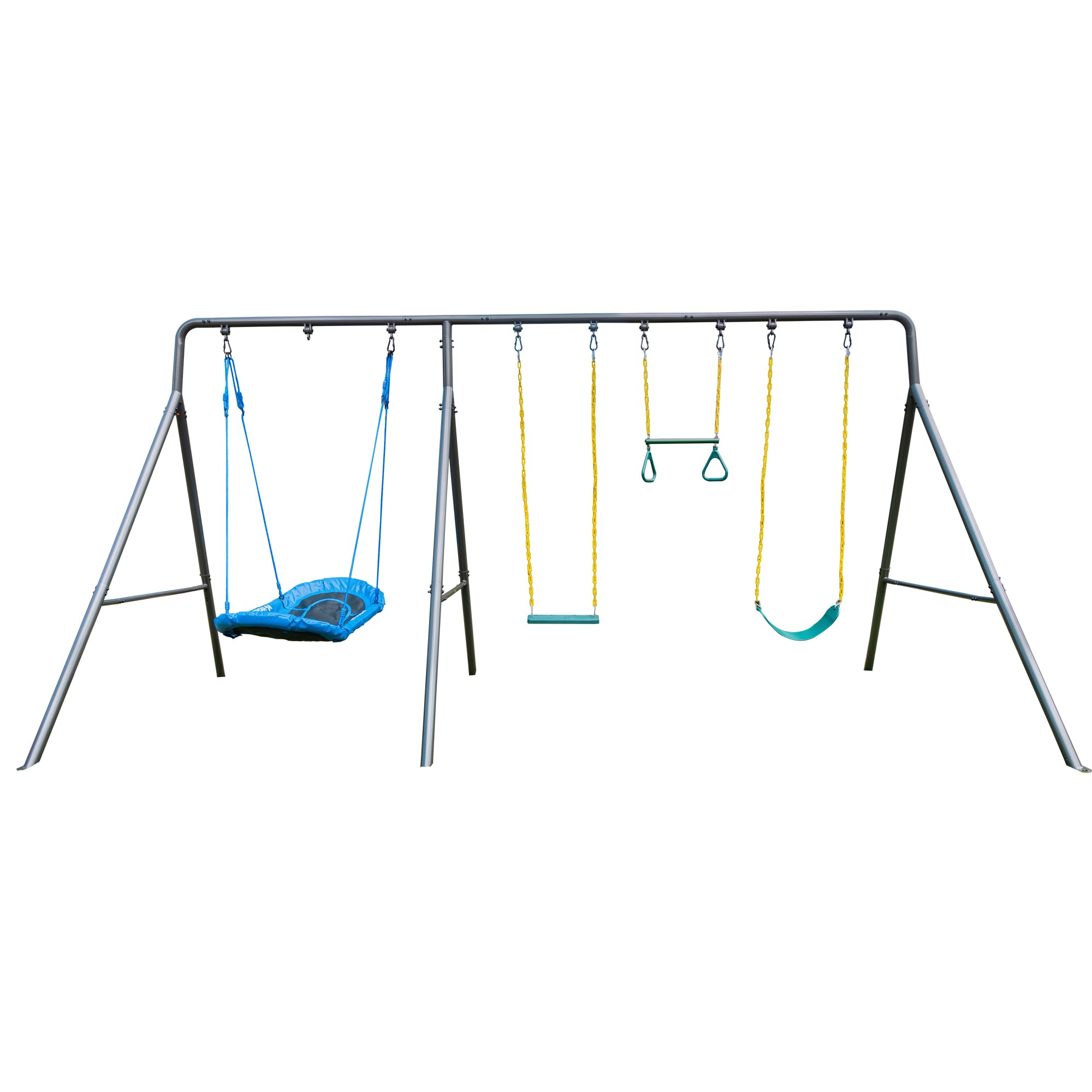 gobaplay 399863 Commercial Metal Swing set with 3 Swings