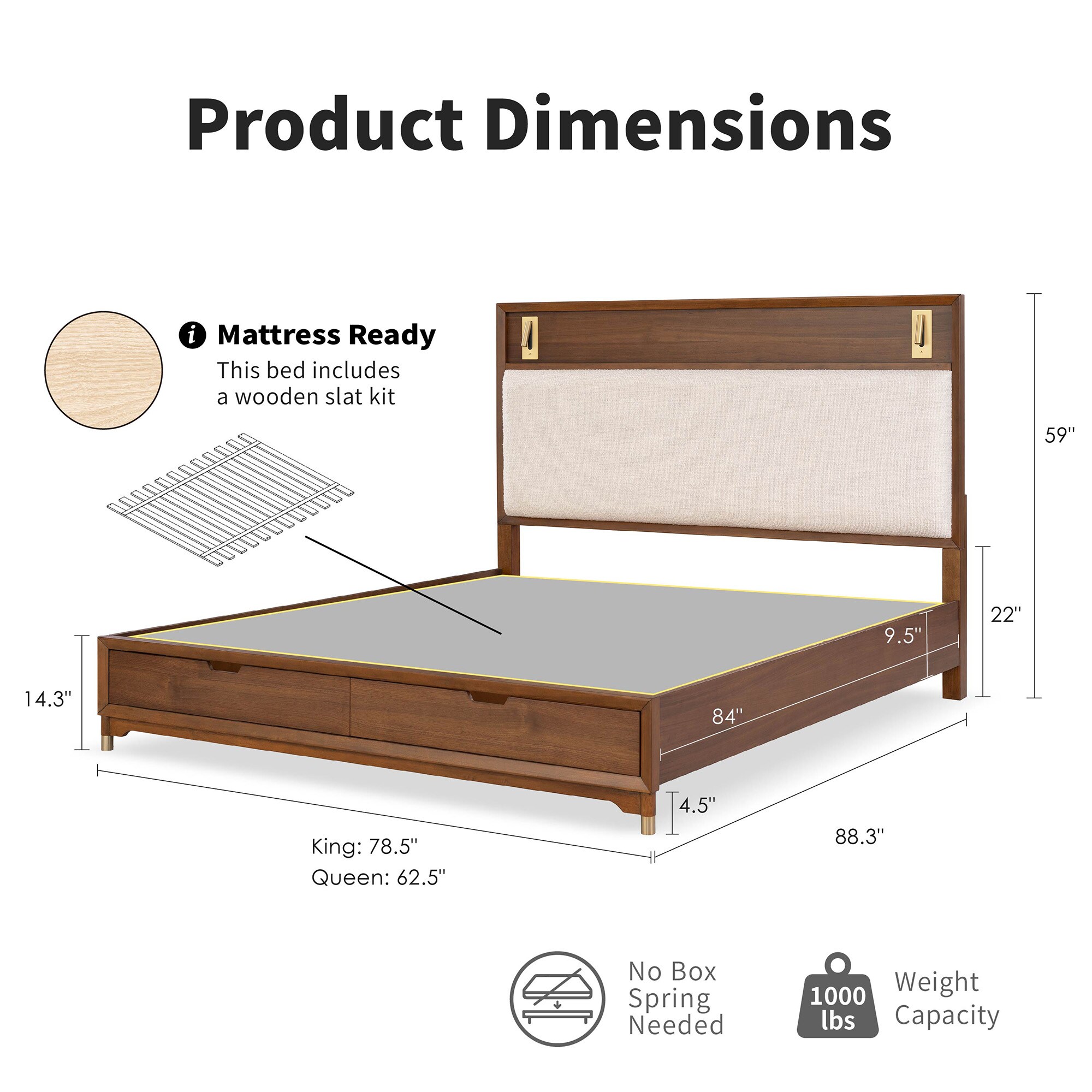 Furniture of America 74000WNQ-ST-2PC Bedroom-Sets - View #3