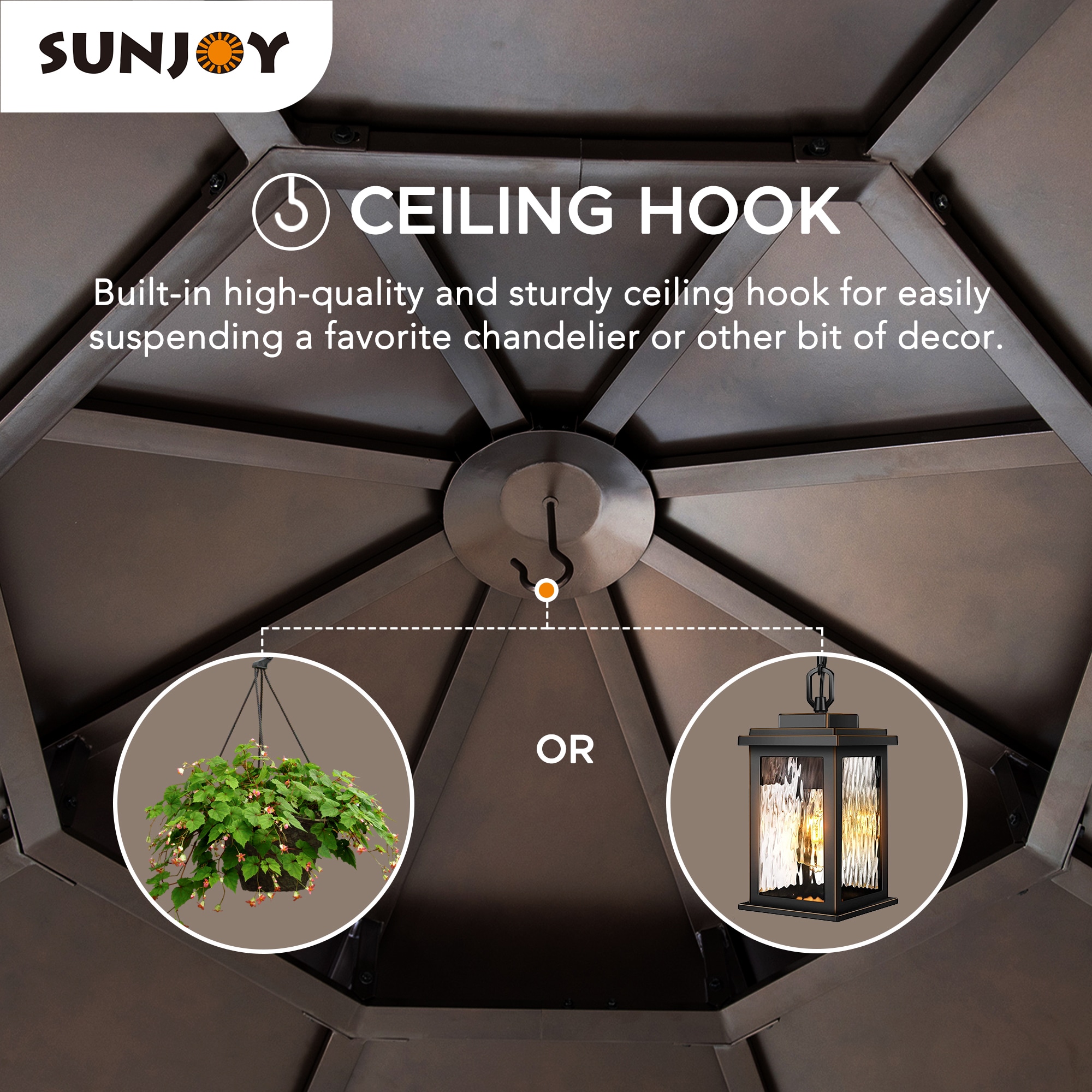 Sunjoy A102007900 Wood-Resin-Gazebos - View #4