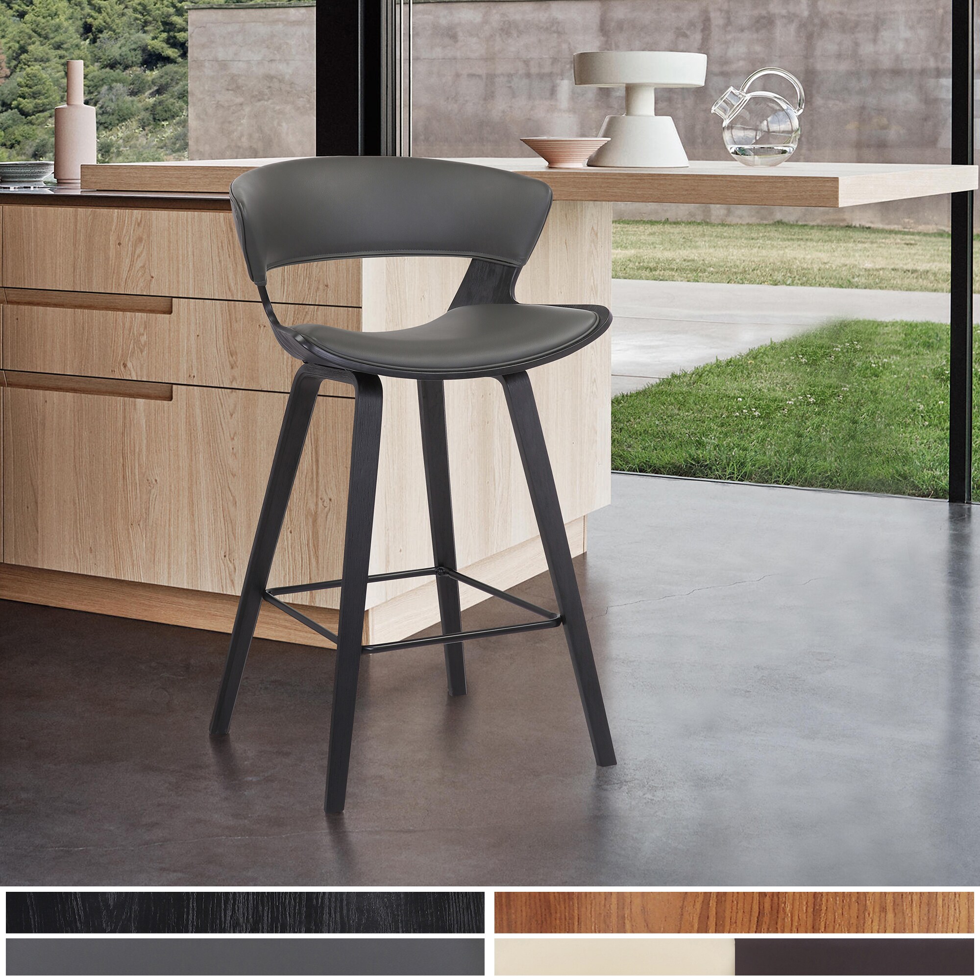 Armen Living LCJGBABLGR26 stools - View #6