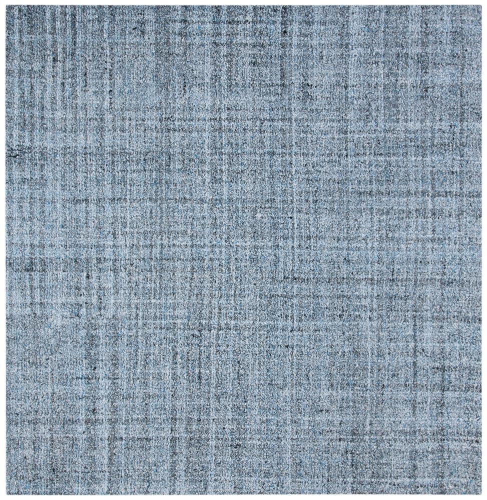 Safavieh ABT604M-6SQ Abstract Aya 6 x 6 (ft) Tufted Synthetic Blue/Black Square Indoor Distressed/Overdyed Farmhouse/Cottage Area rug