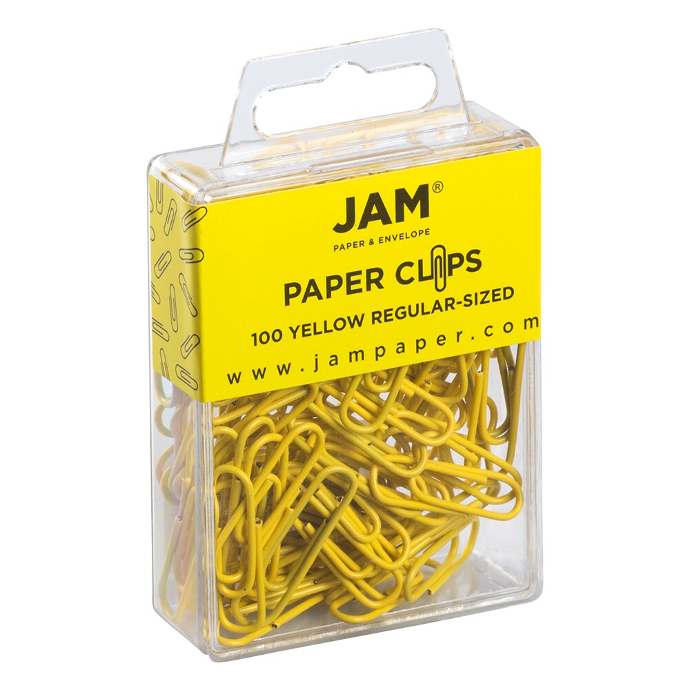 JAM Paper 1-in Clear Safety Pin/Clip (100-Pack) in the Specialty