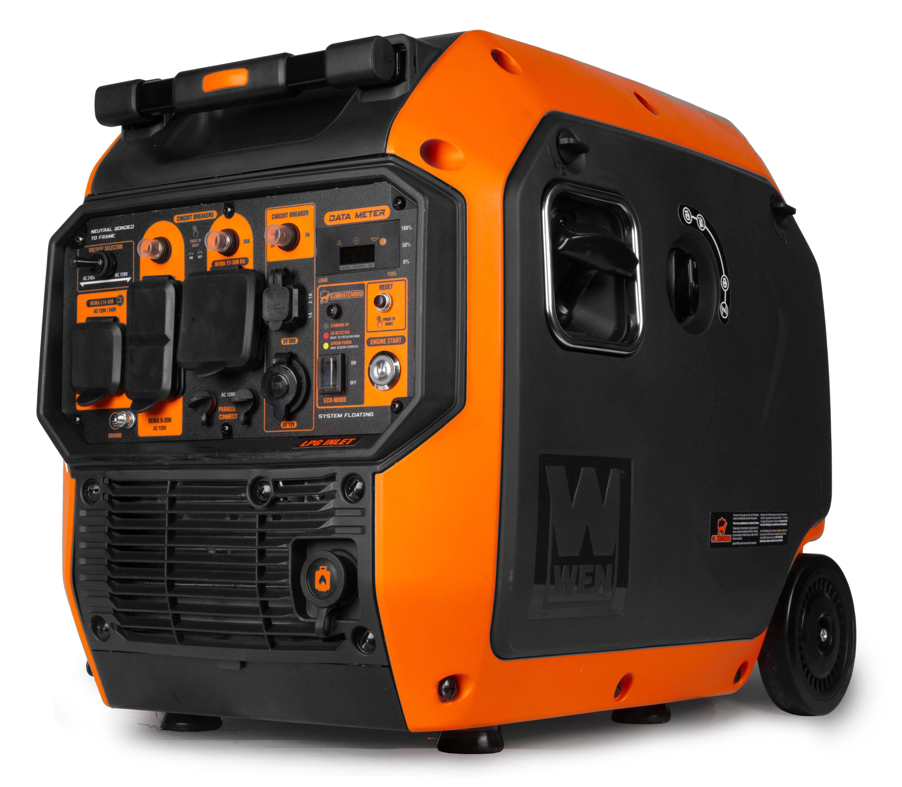 WEN DF500IX Dual Fuel Inverter 5000 -Watt Dual Fuel (Gasoline/Propane) Inverter Generator