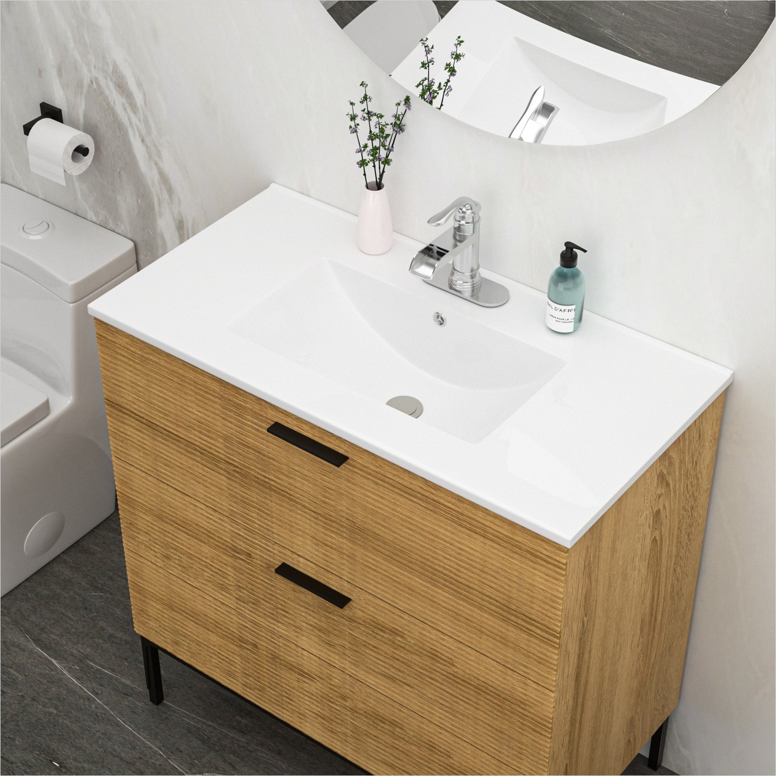 SunJet KZ7T7IWI8PA7 Bath-Vanity-Combo - View #3