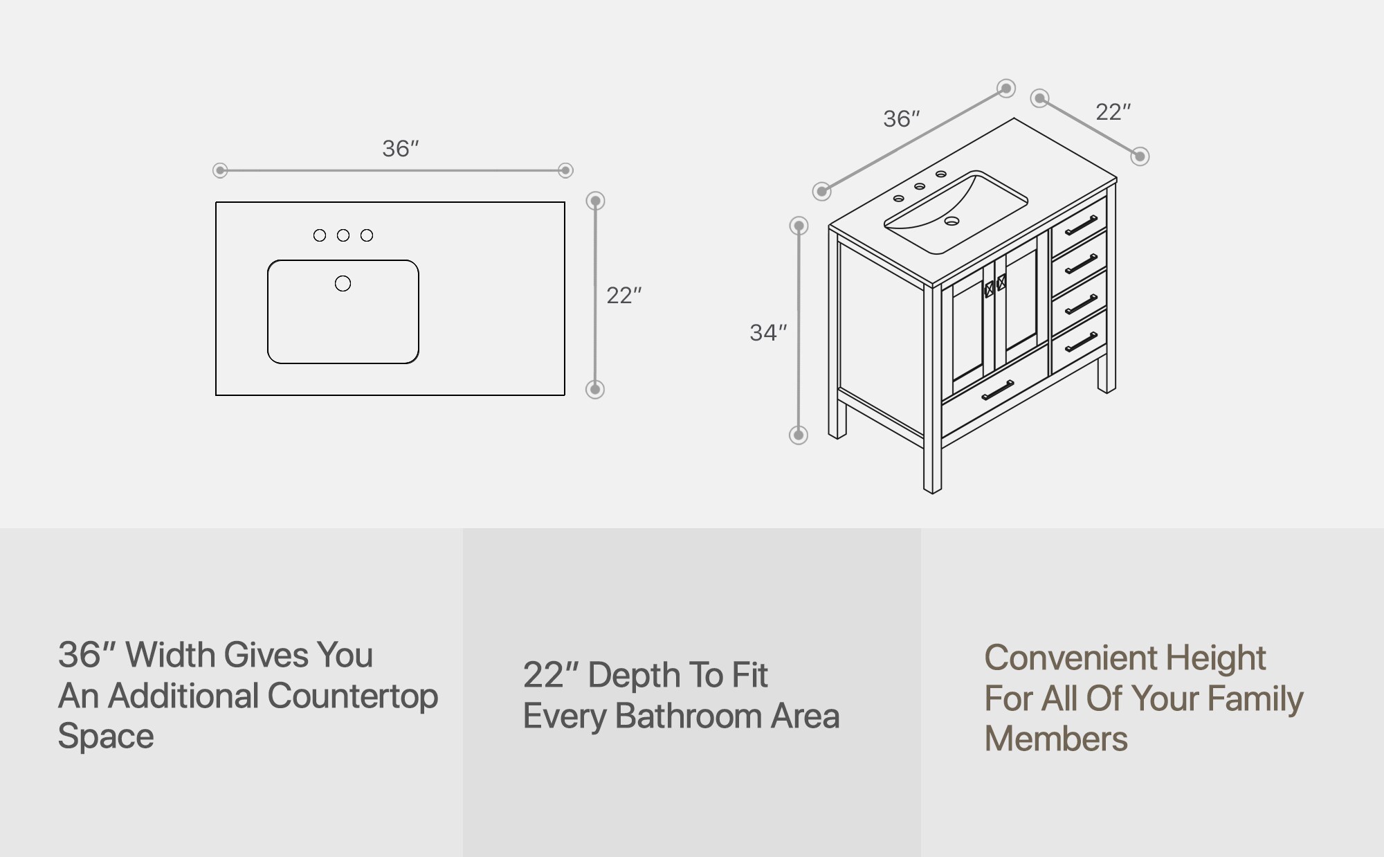 Eviva Aberdeen 36-in Espresso Undermount Single Sink Bathroom Vanity ...