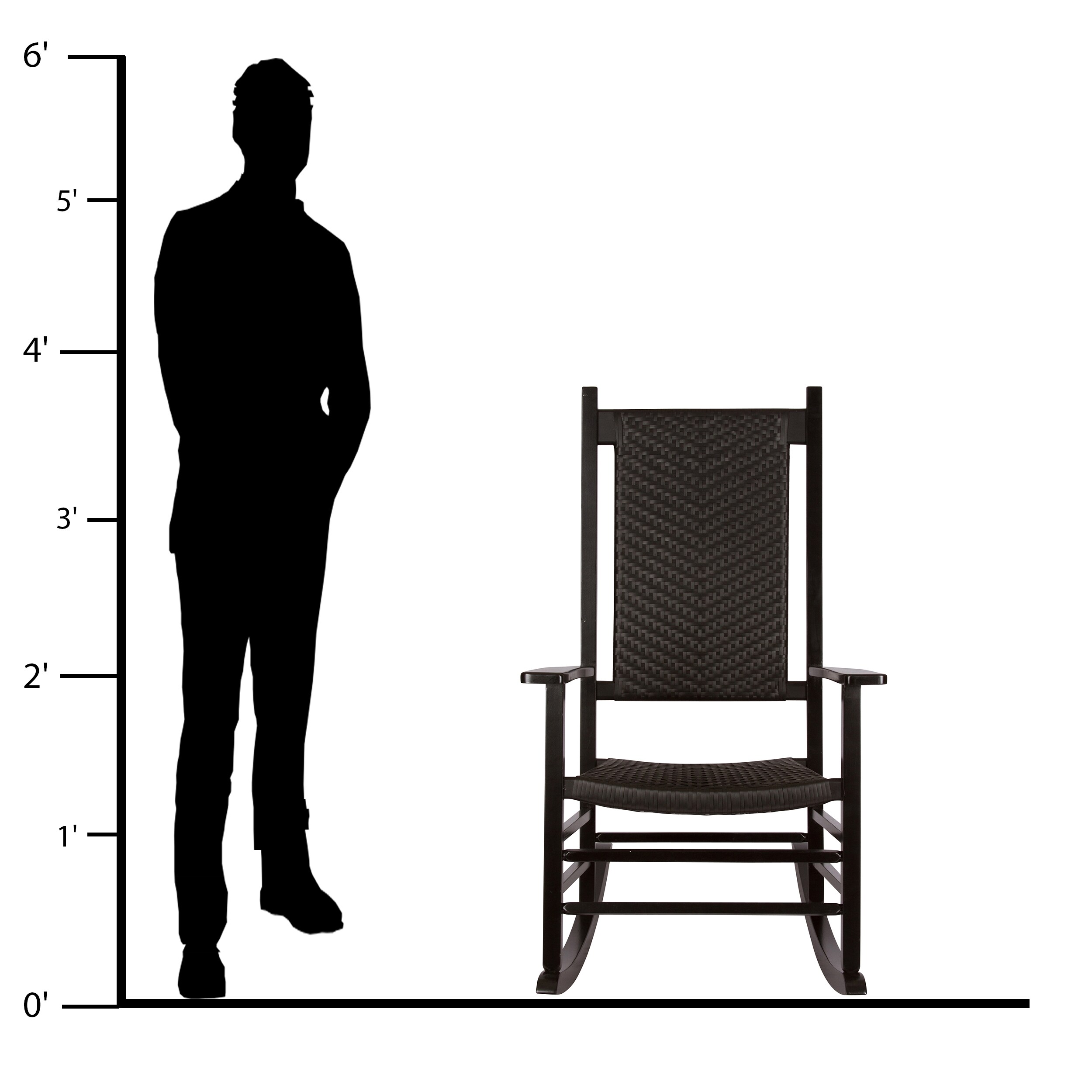 Shine Company 4335BK Patio-Chairs - View #6