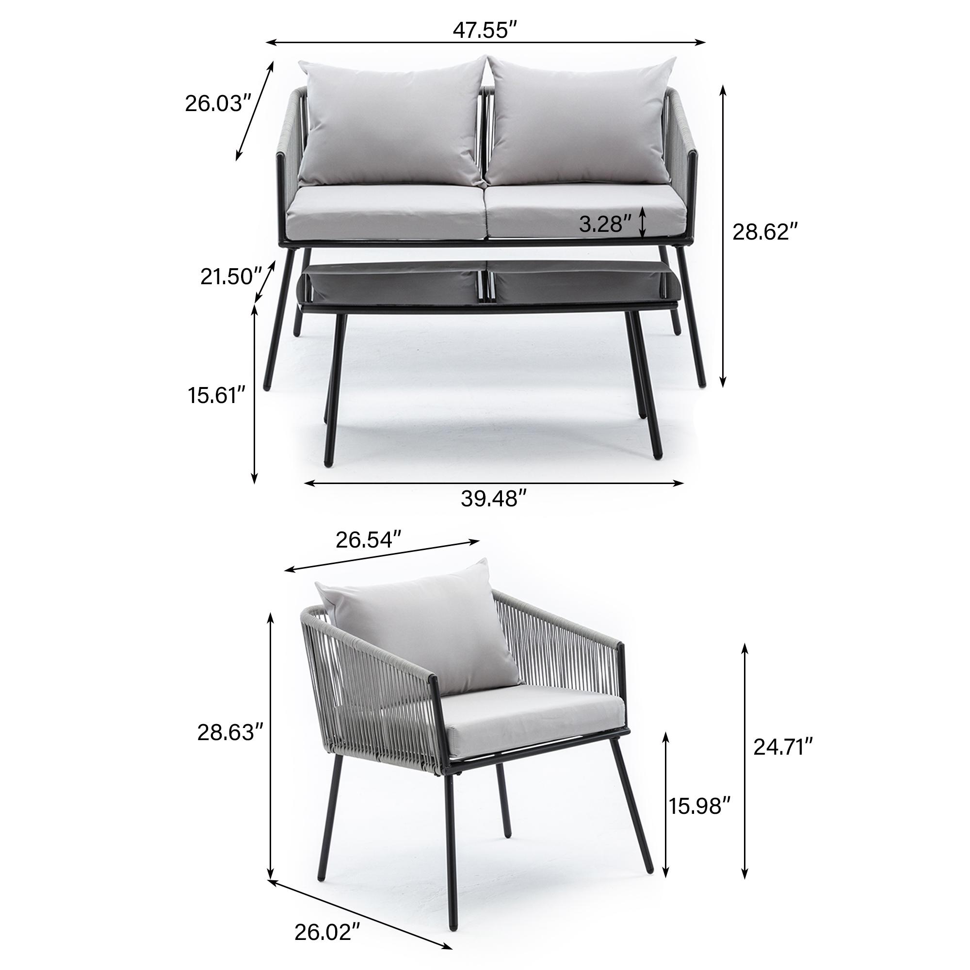 Bayfeve BF-2235UE Patio-Conversation-Sets - View #5