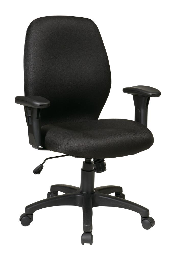 Smart Low Back Office Chair White/Gold 