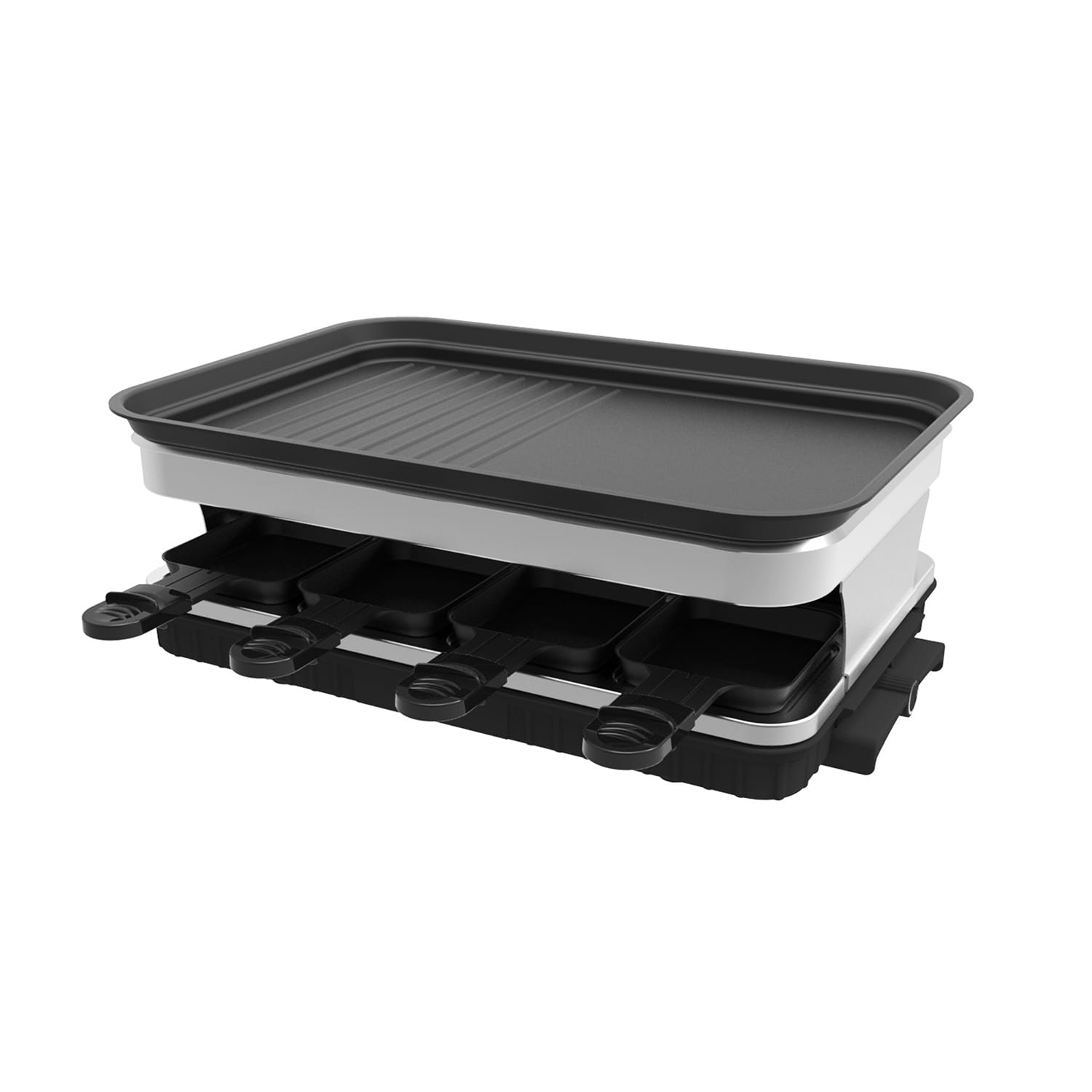 SINOFURN SYC130001SL 1500 -Watt Silver Electric Grill