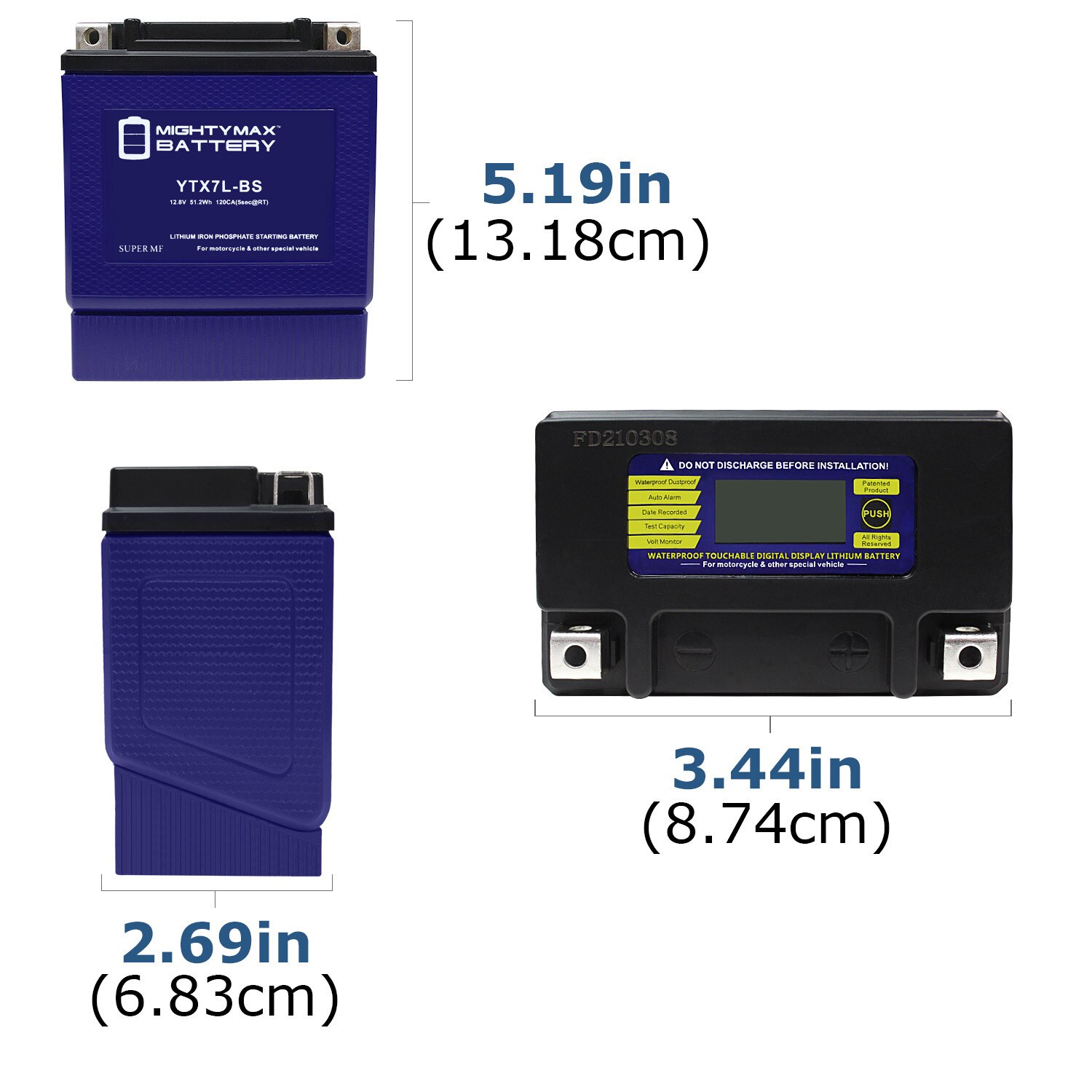 Mighty Max Battery MAX3880569 Device-Replacement-Batteries - View #2