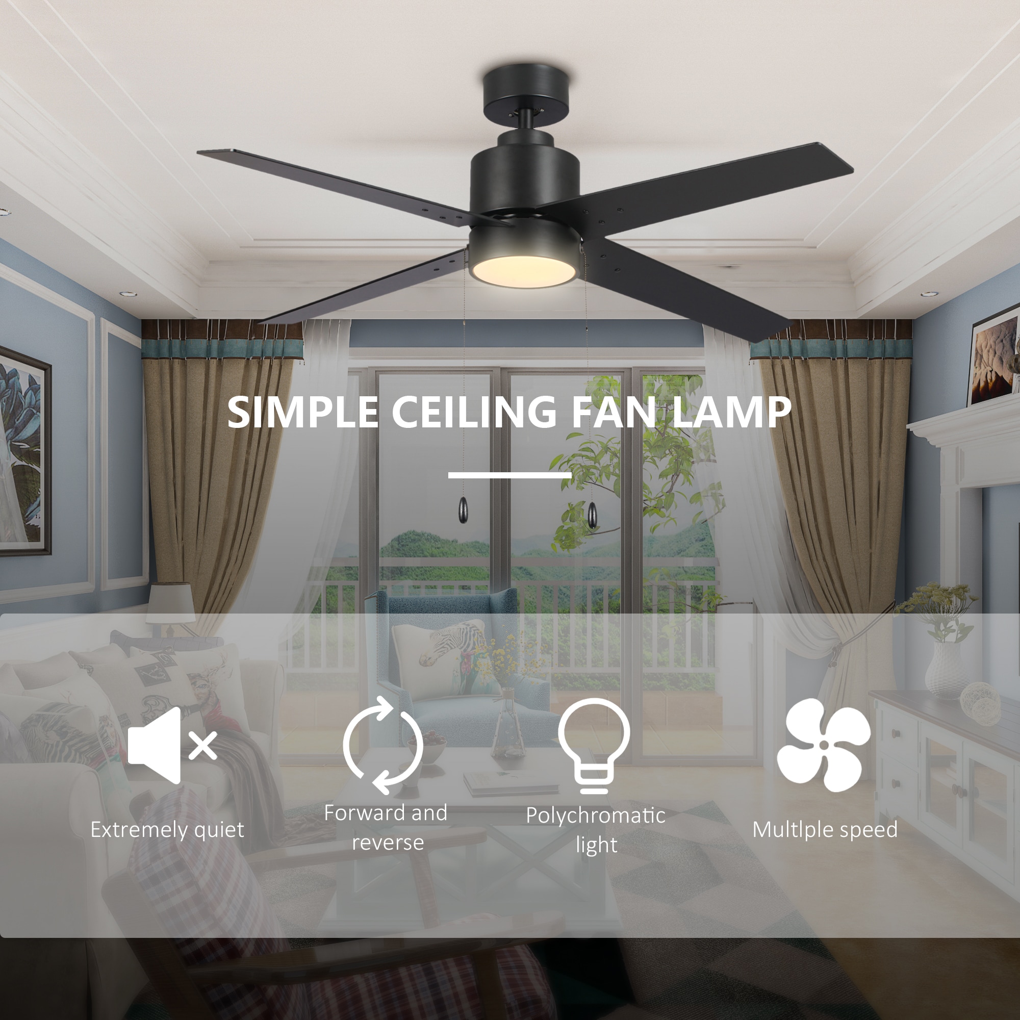  LOCK1130 Ceiling-Fans - View #7
