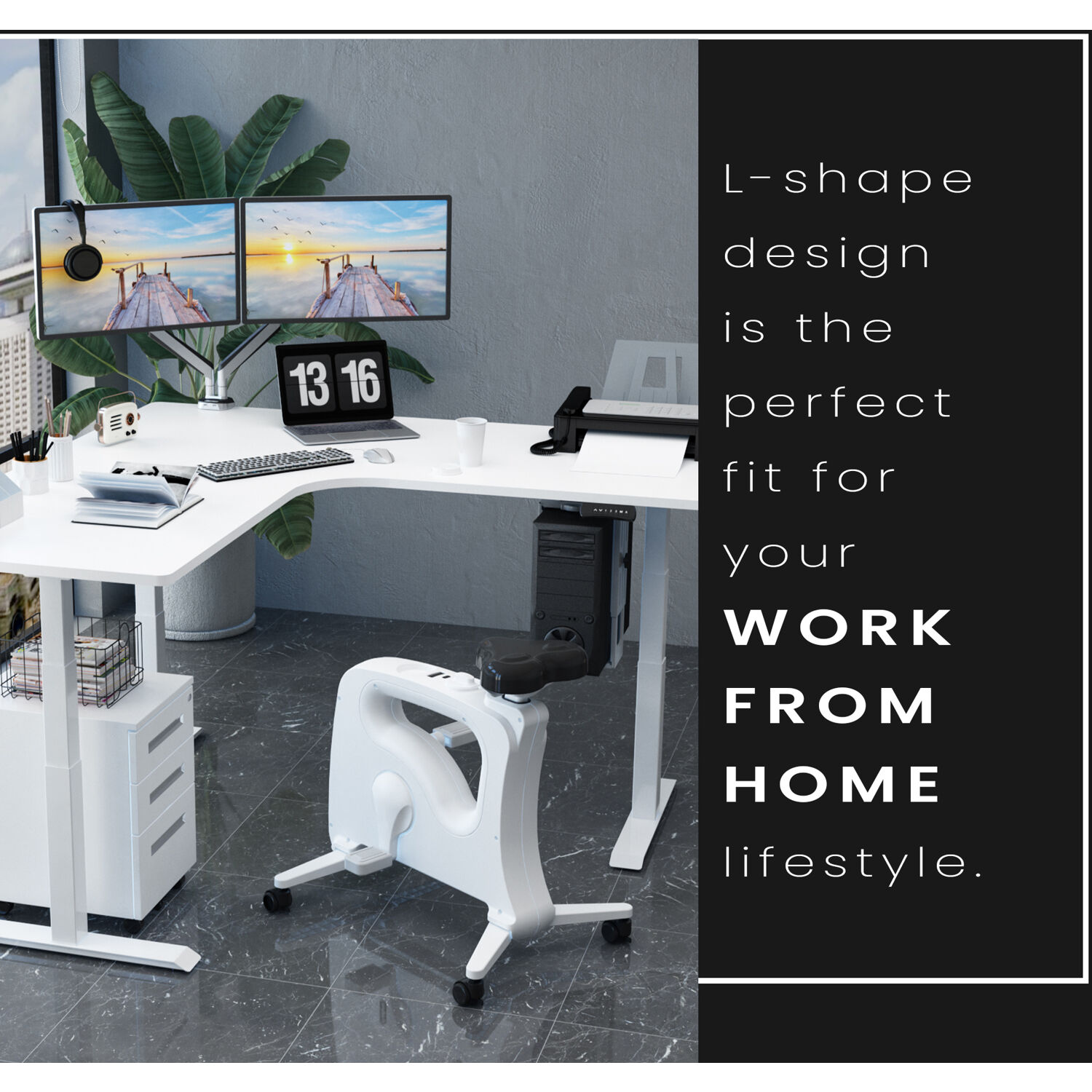 Hanover HSD0452-WHT desks - View #4