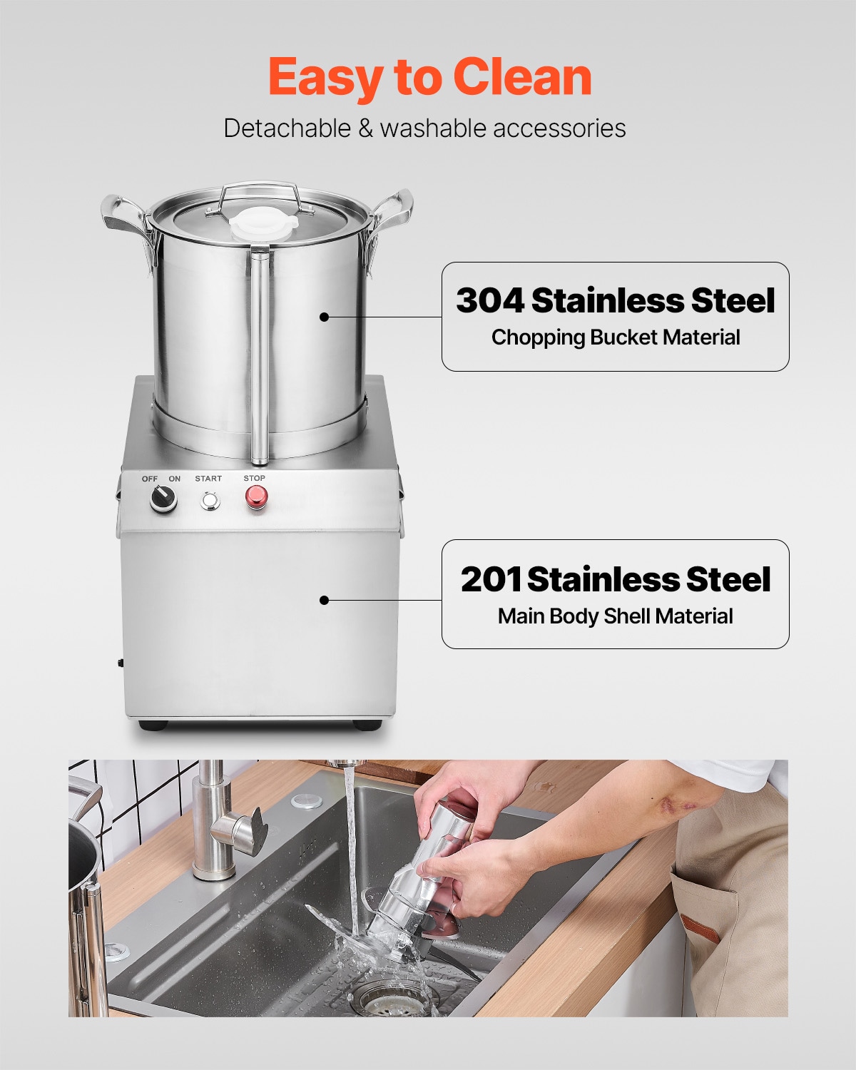 VEVOR SCSYSPQSJ10L06310V1 Food-Slicers - View #6