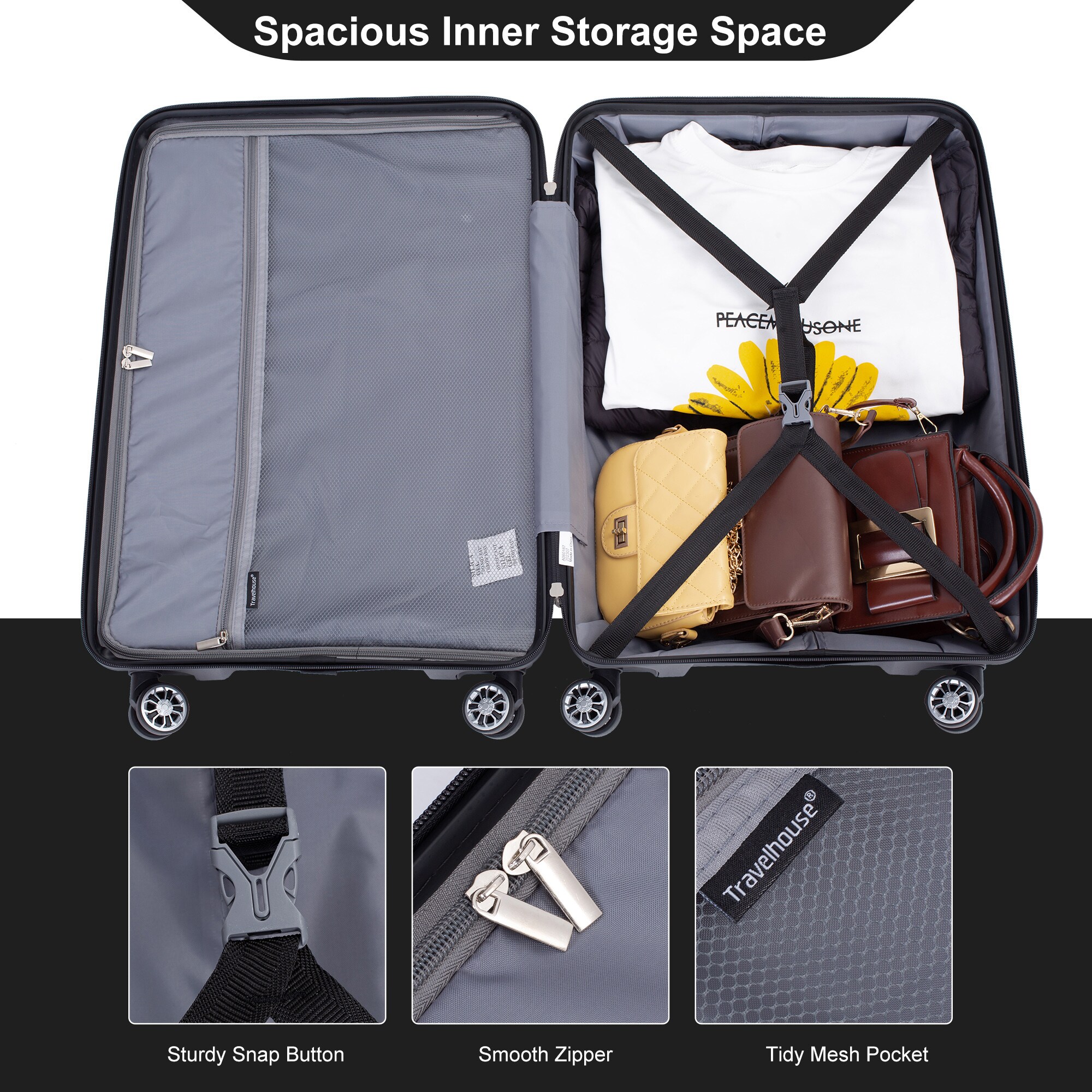 SINOFURN SYD9400022BK Luggage-And-Luggage-Sets - View #11
