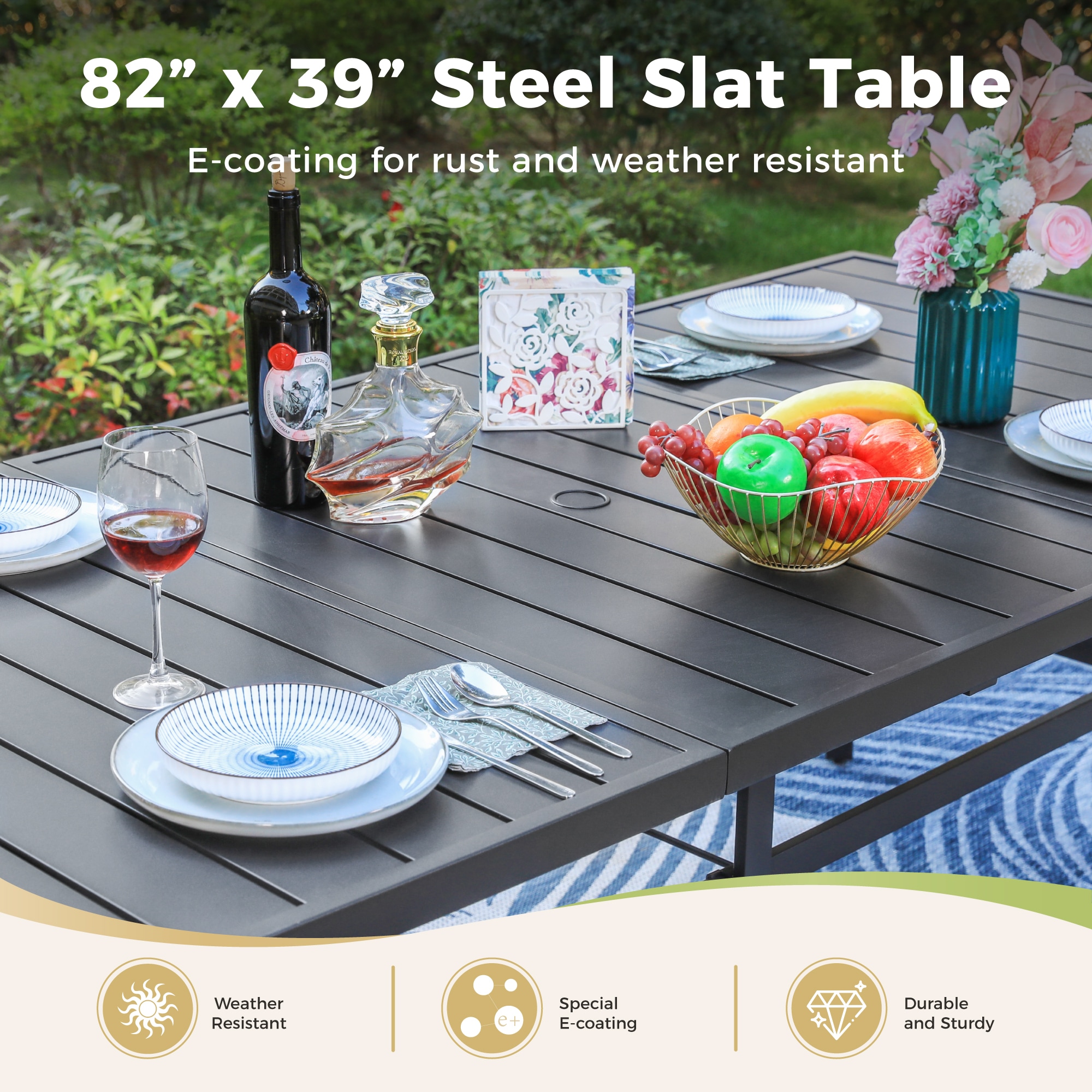 Sunshine Valley TC9-153R-453 Patio-Dining-Sets - View #8