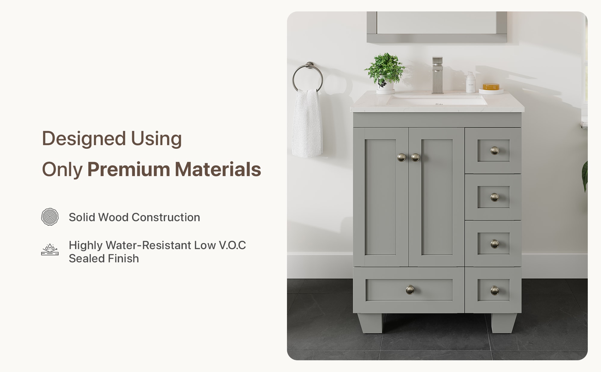 Eviva EVVN69-24GR-Q Bath-Vanity-Combo - View #9