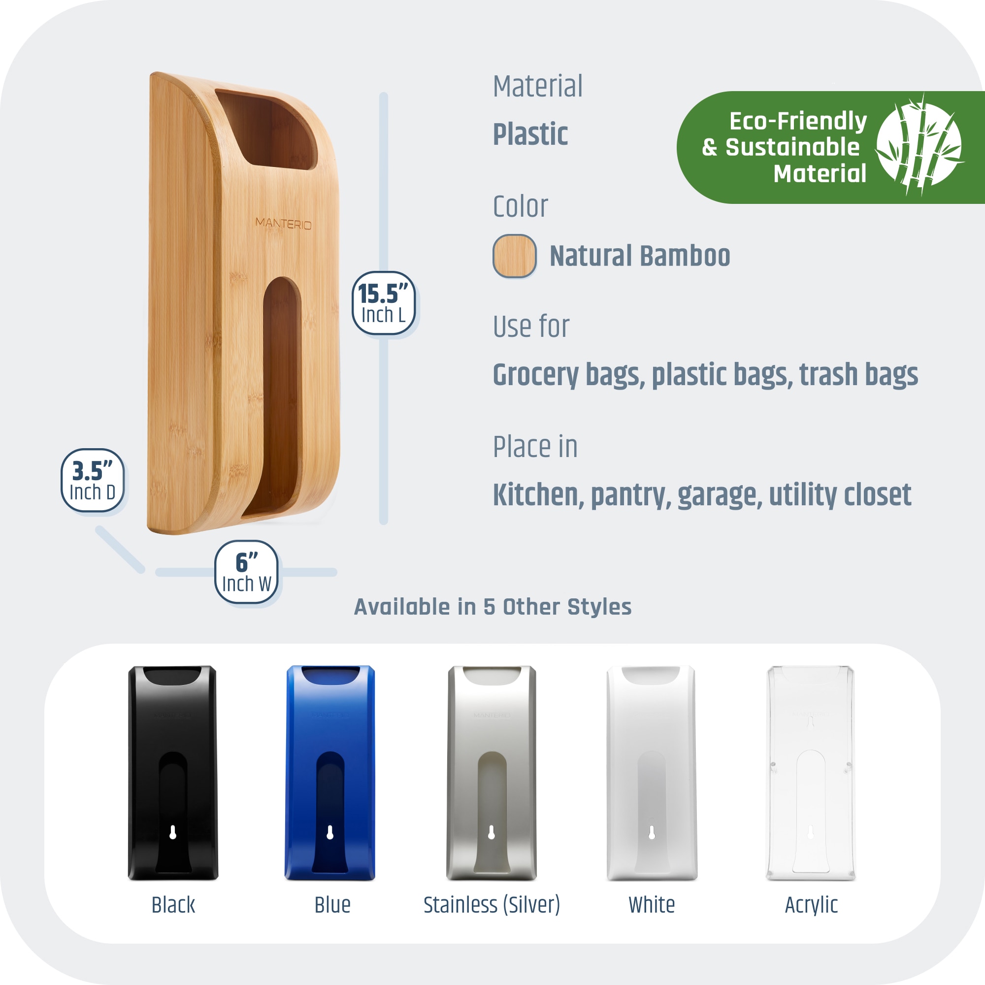 Manterio MNT-SBDBBR Pull-Out-Cabinet-Baskets - View #6