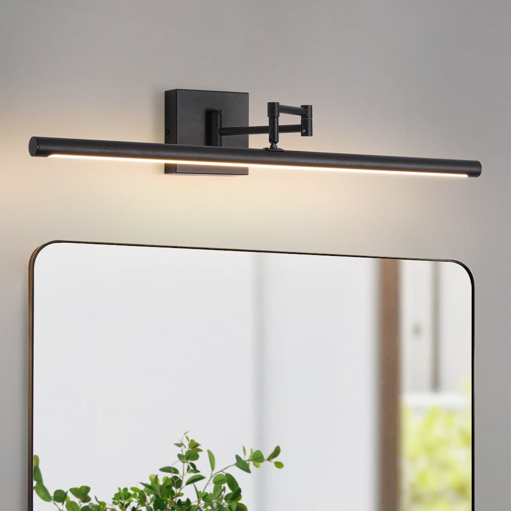 Zicbol 28.15-in 1 Light Black Modern/contemporary Bathroom Vanity light