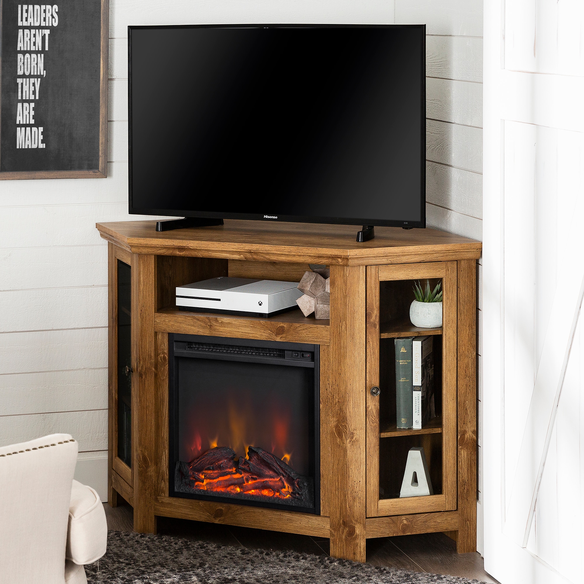 Walker Edison W48FPCRBW Electric-Fireplaces - View #6
