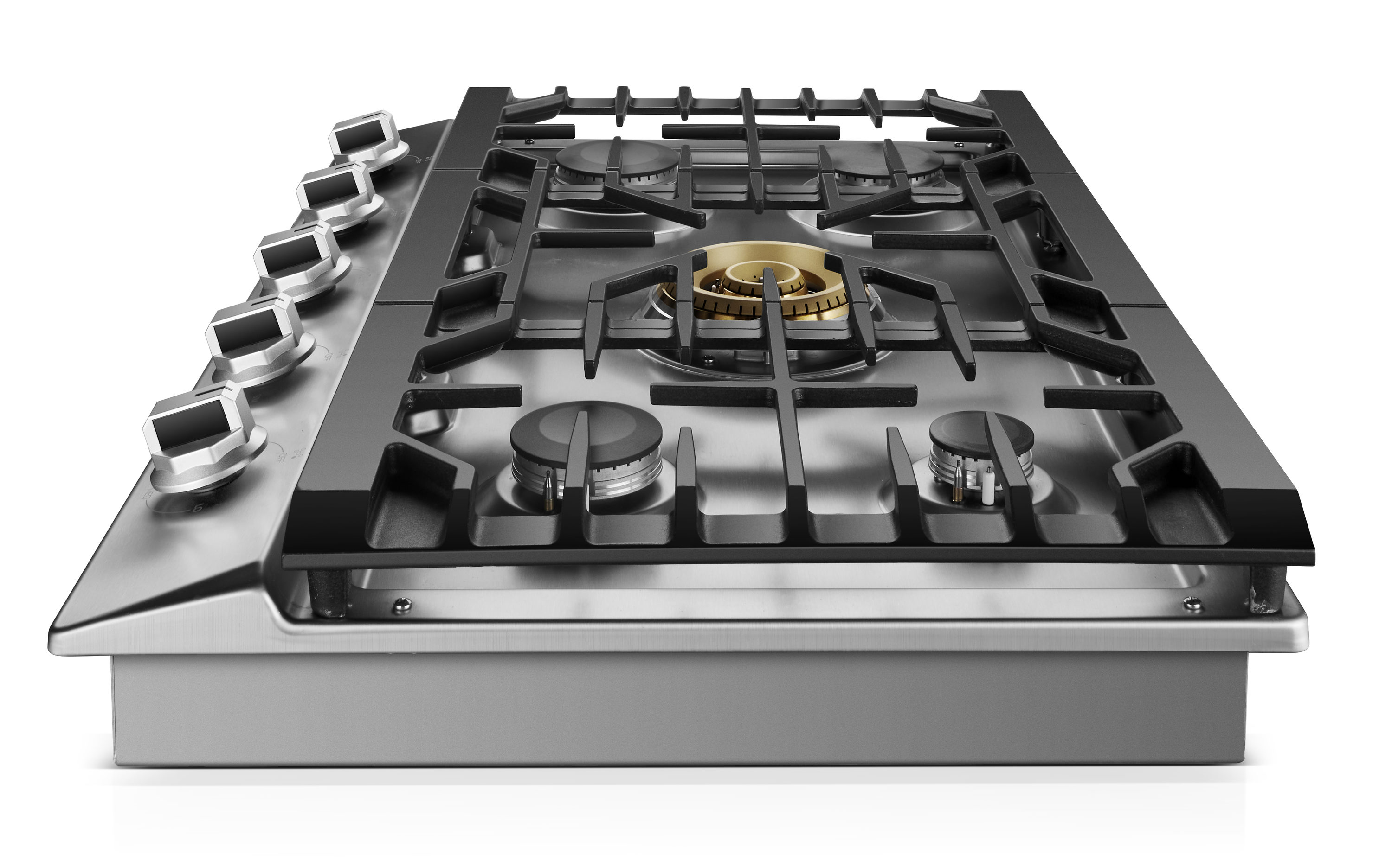 FOTILE Tri-Ring Professional Grade with 57K Total-BTU 30-in Burners  Stainless Steel Gas Cooktop in the Gas Cooktops department at
