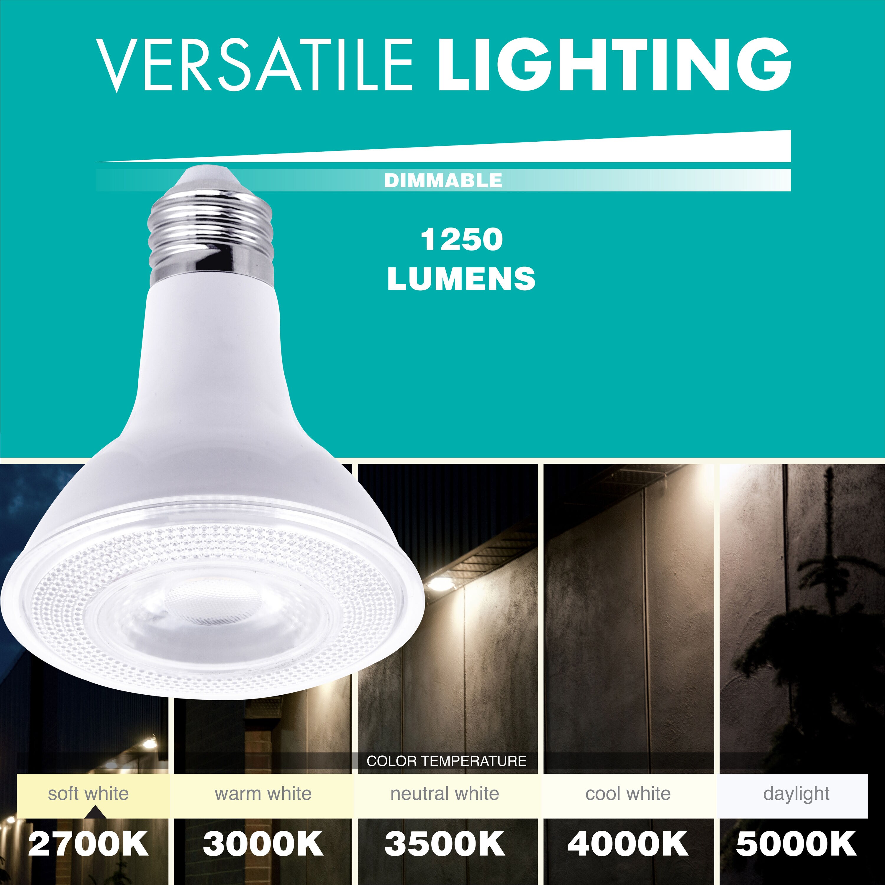 Simply Conserve ENERGY STAR Par 38 wet Rated 120-Watt EQ LED Par38 Soft White Medium Base (e-26) Dimmable Flood Light Bulb (24-Pack) Simply Conserve ENERGY STAR Par 38 wet Rated 120-Watt EQ LED Par38 Soft White Medium Base (e-26) Dimmable Flood Light Bulb (24-Pack)
