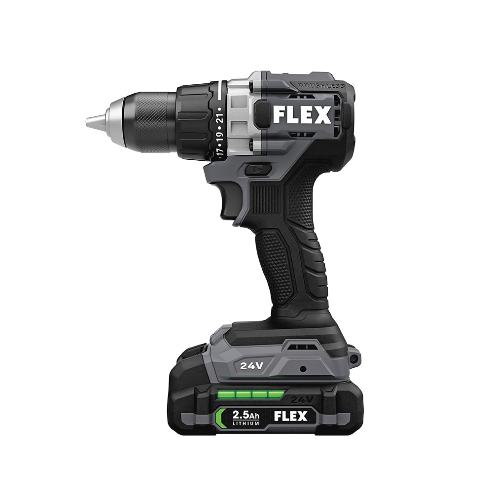 FLEX COMPACT 2-Tool Brushless Power Tool Combo Kit with Soft Case (Li-ion  Batteries and Charger Included)