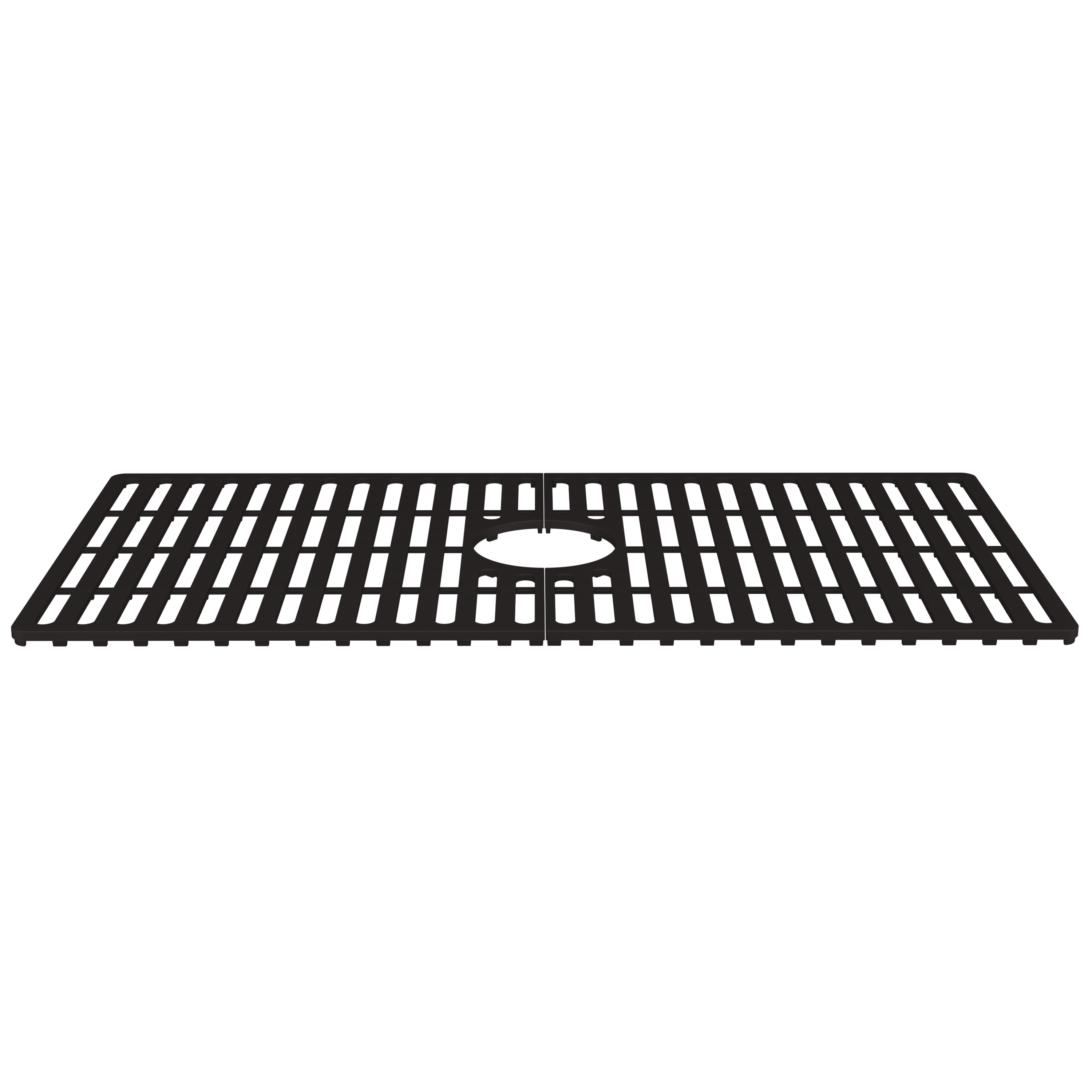 VIGO 15-in x 27-in Center Drain Silicone Sink Grid in the Sink Grids & Mats  department at