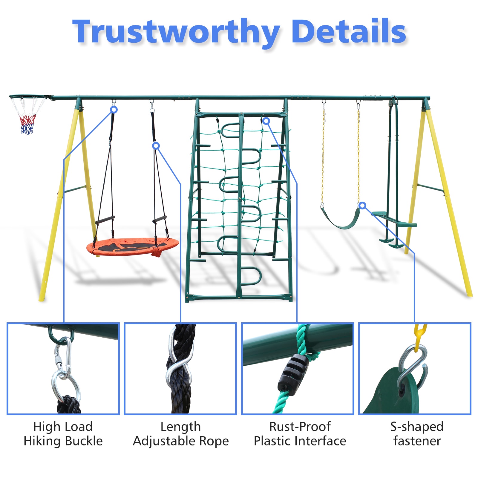 Siavonce XH63259 Playset-Swings - View #5